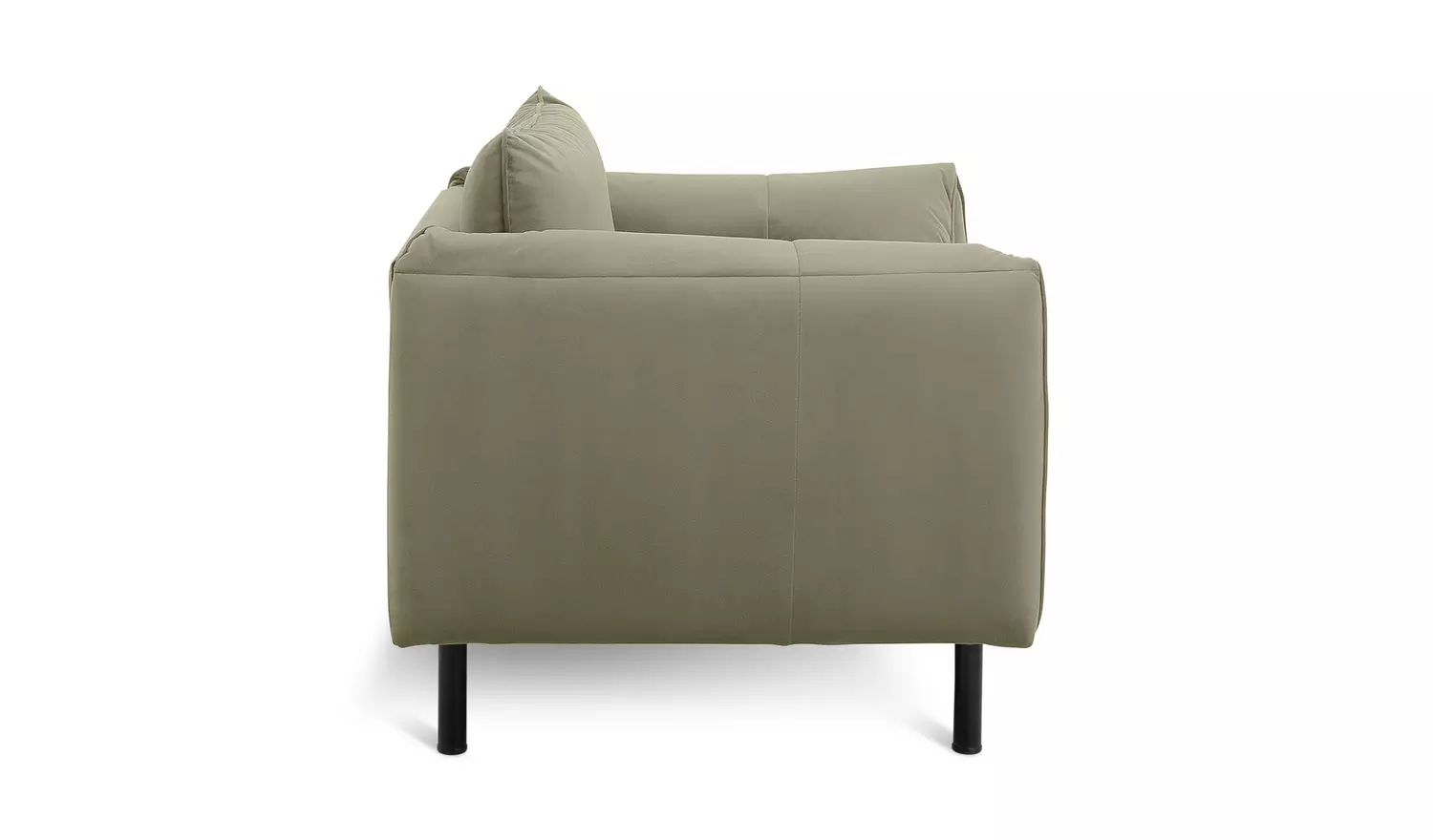 Habitat Bexley Fabric Cuddle Chair in a Box - Olive