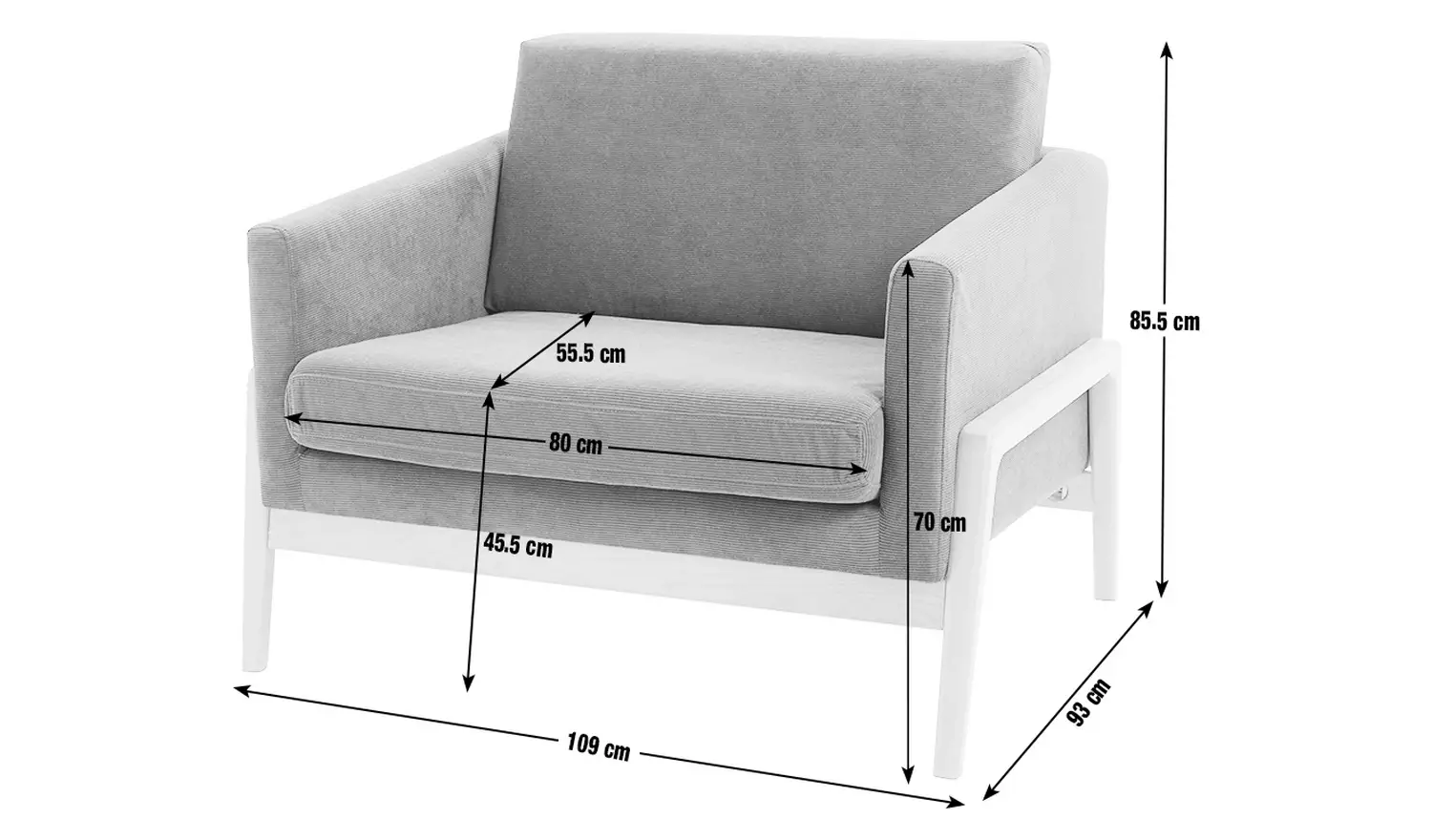 Habitat x Scion Esala Fabric Armchair - Green