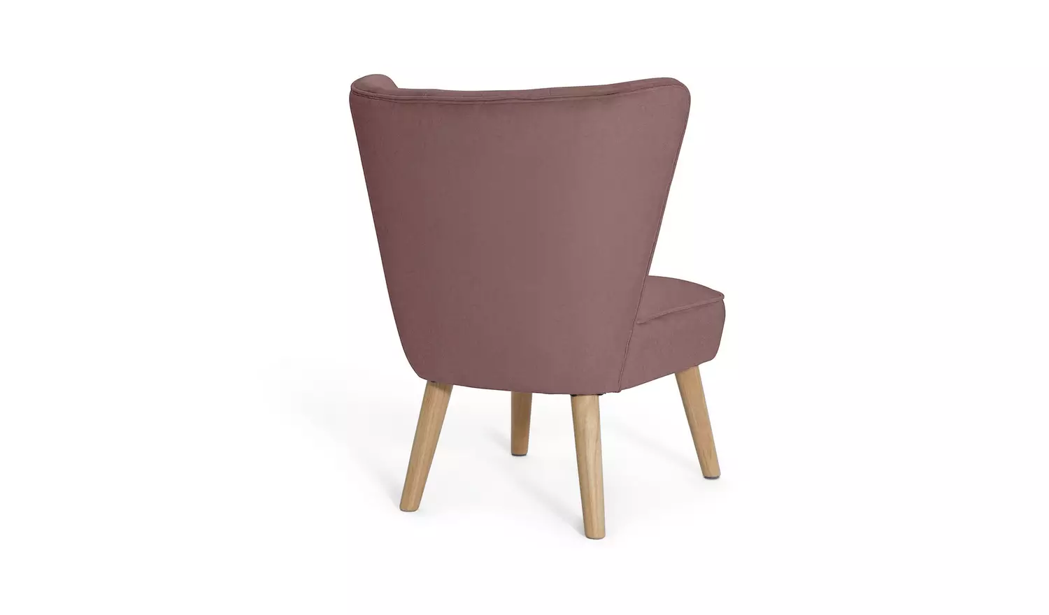 Habitat Alexis Velvet Cocktail Chair - Pink