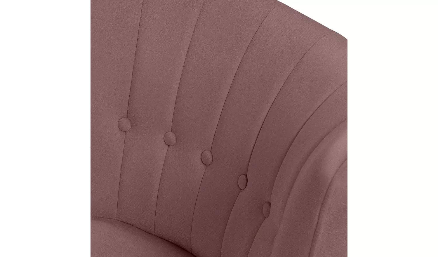 Habitat Alexis Velvet Cocktail Chair - Pink