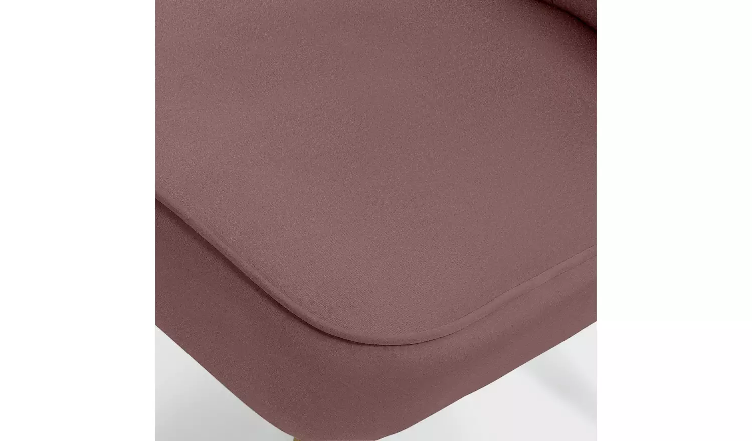 Habitat Alexis Velvet Cocktail Chair - Pink