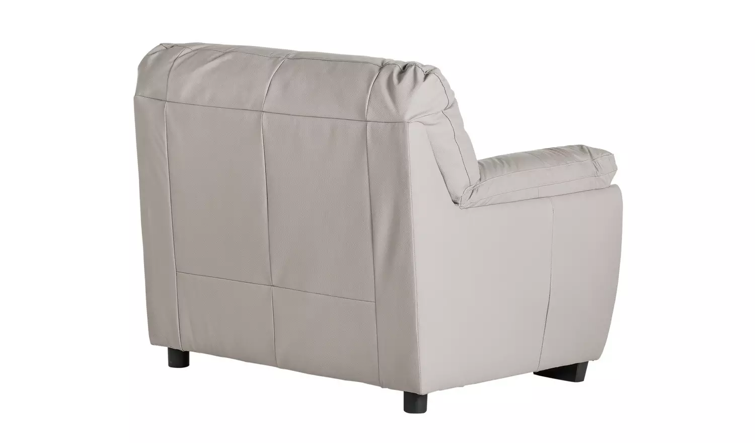 Argos Home Milano Leather Armchair - Light Grey