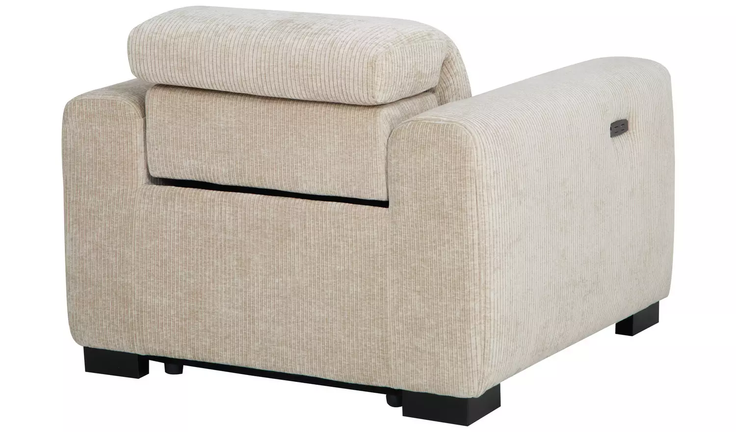 Habitat Reggie Fabric Recliner Chair - Beige