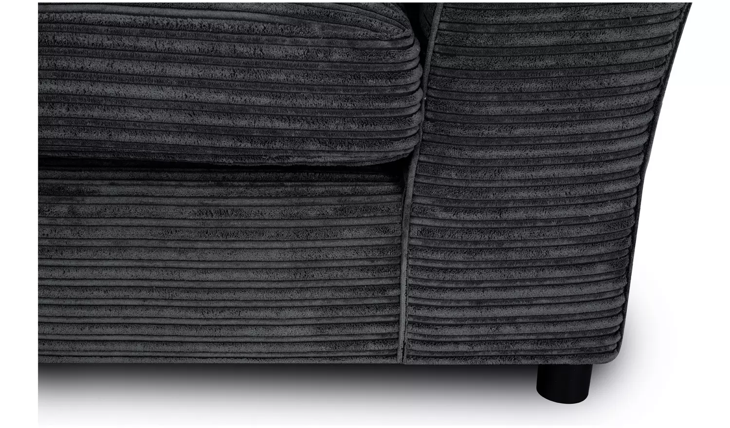 Argos Home Harry Fabric Cuddle Chair - Charcoal