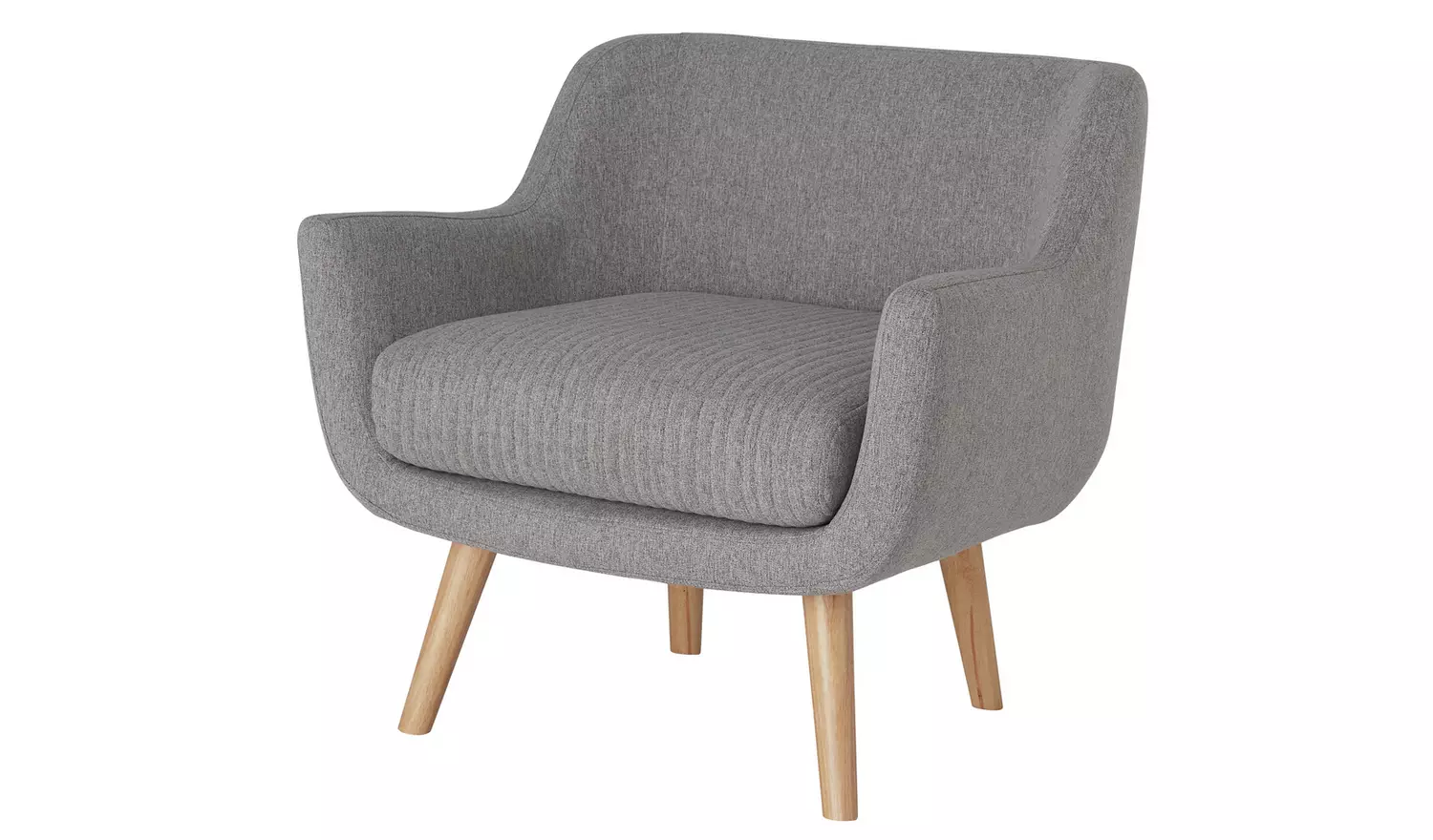 Habitat Nellie Fabric Accent Chair - Grey