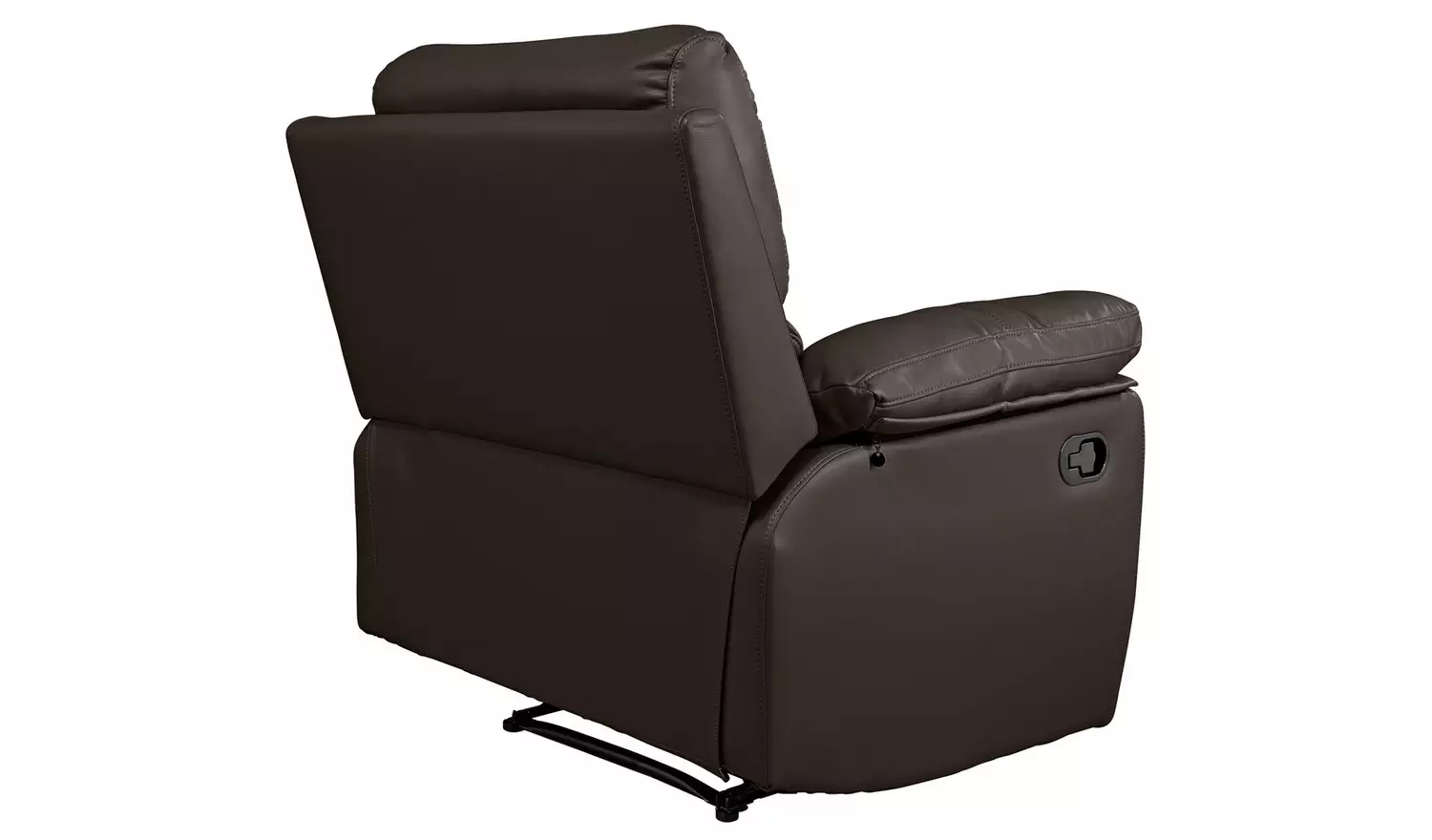 Argos Home Toby Faux Leather Manual Recline Chair -Chocolate