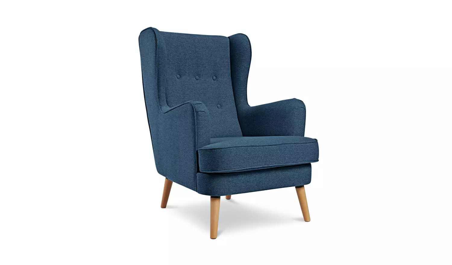 Habitat Callie Fabric Wingback Chair - Teal