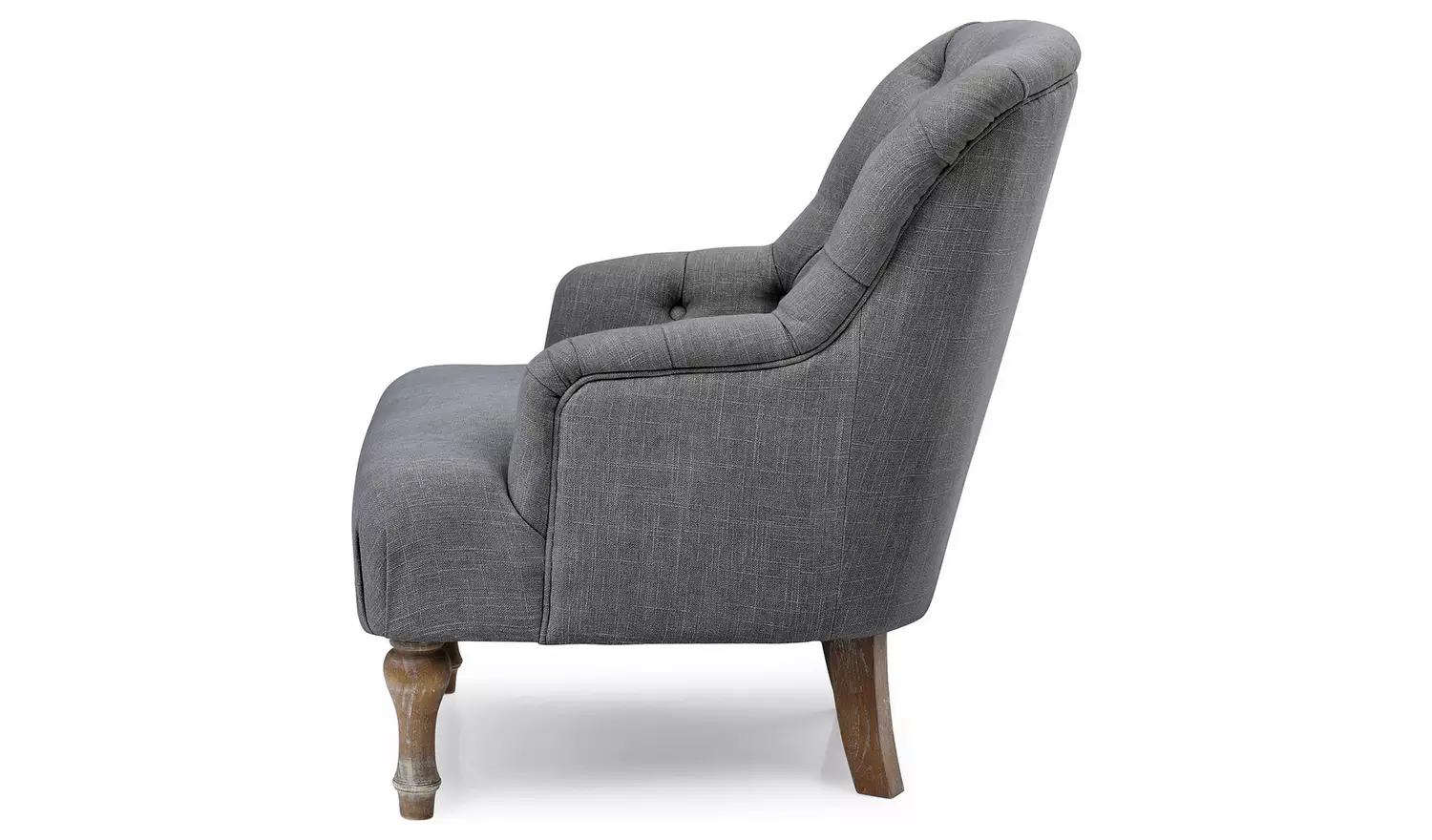 Kyoto Charlie Fabric Armchair - Charcoal