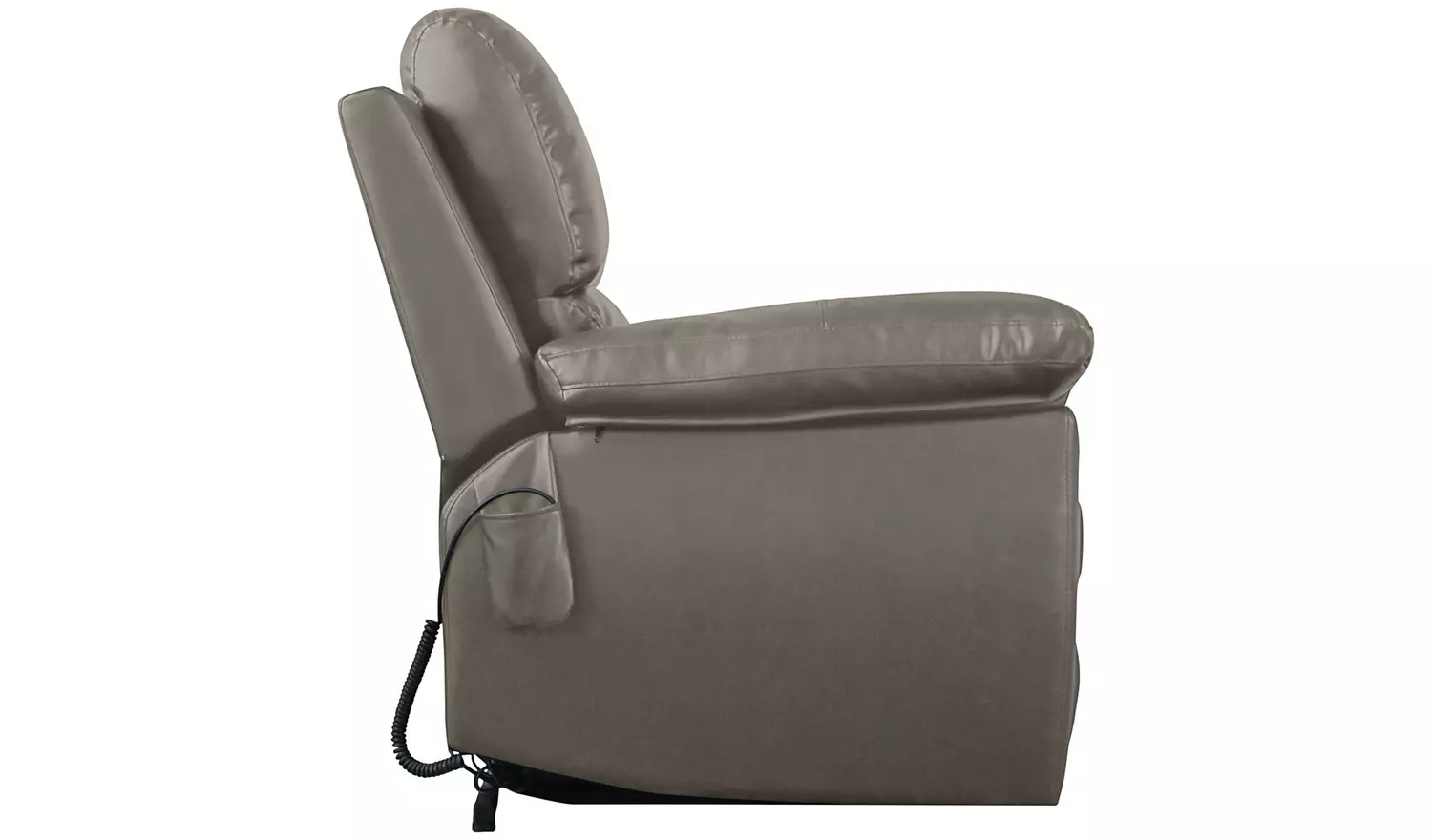Argos Home Toby Faux Leather Rise & Recline Chair - Grey