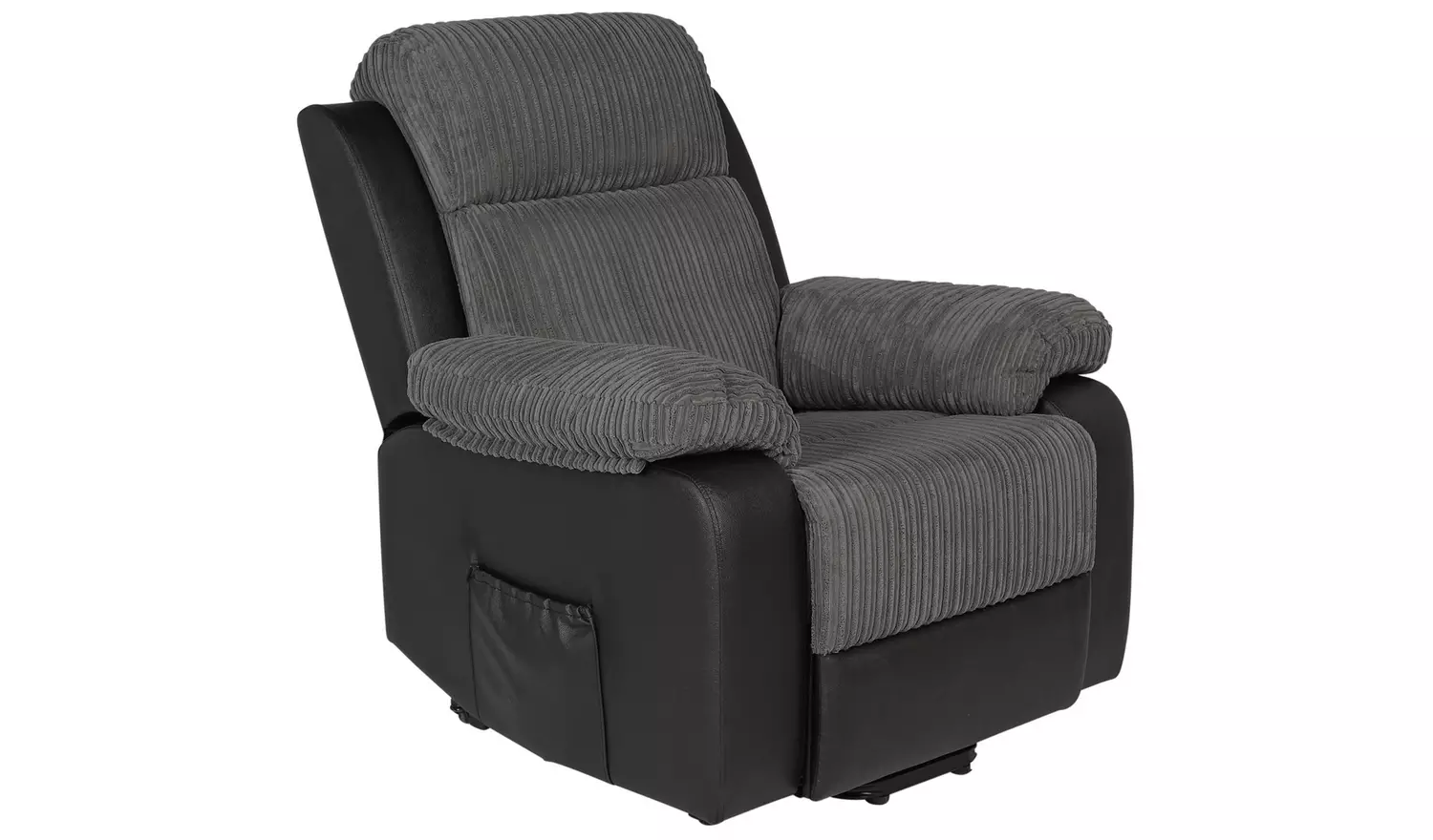 Argos Home Bradley Rise & Recline Chair - Charcoal & Black
