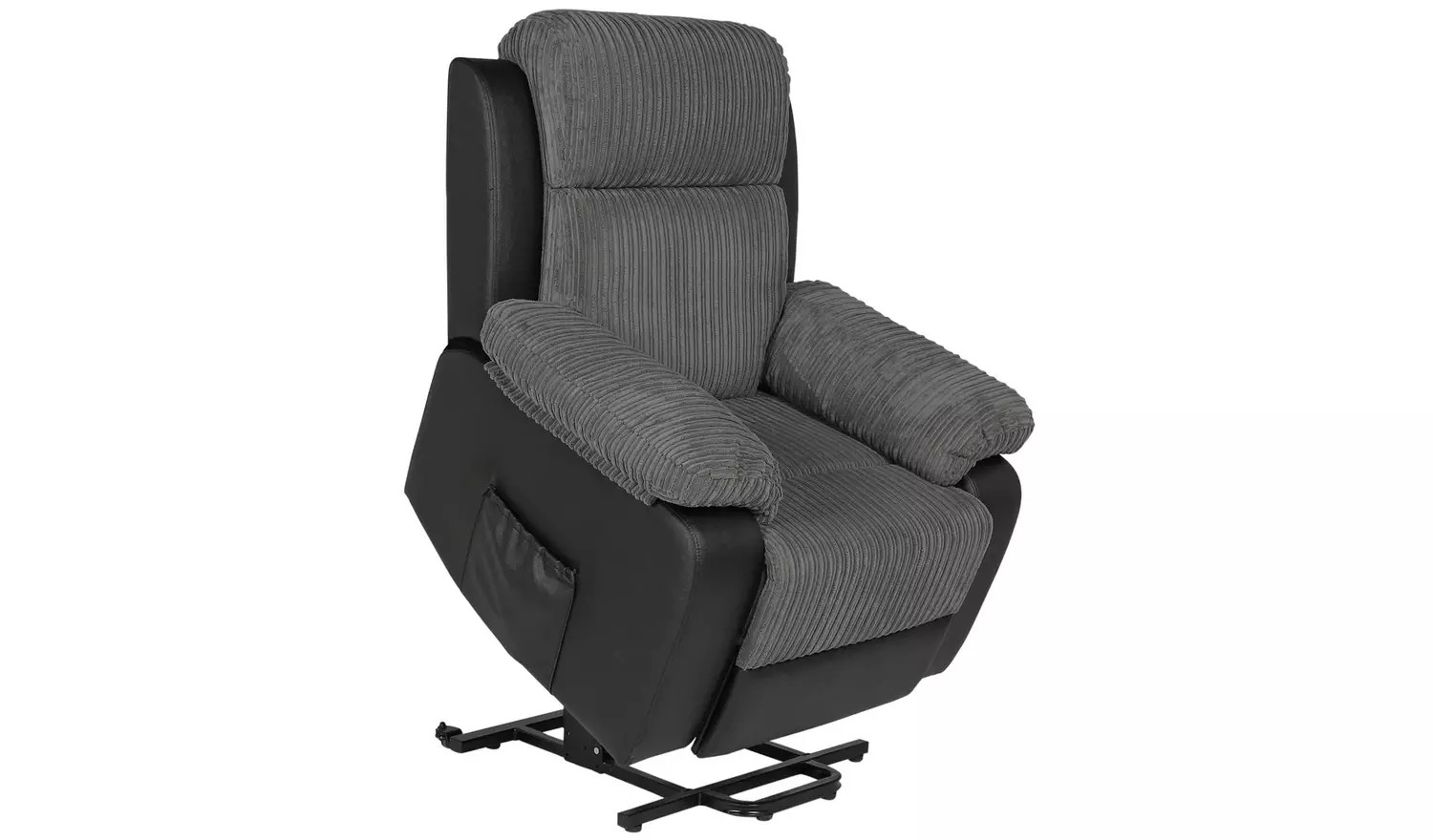 Argos Home Bradley Rise & Recline Chair - Charcoal & Black