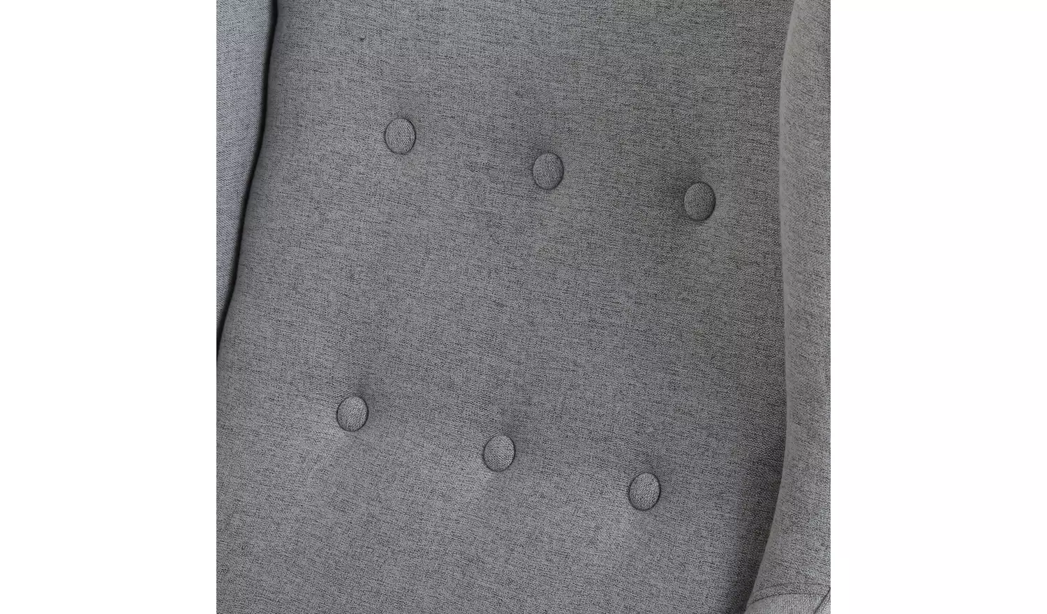 Habitat Callie Fabric Wingback Chair- Light Grey