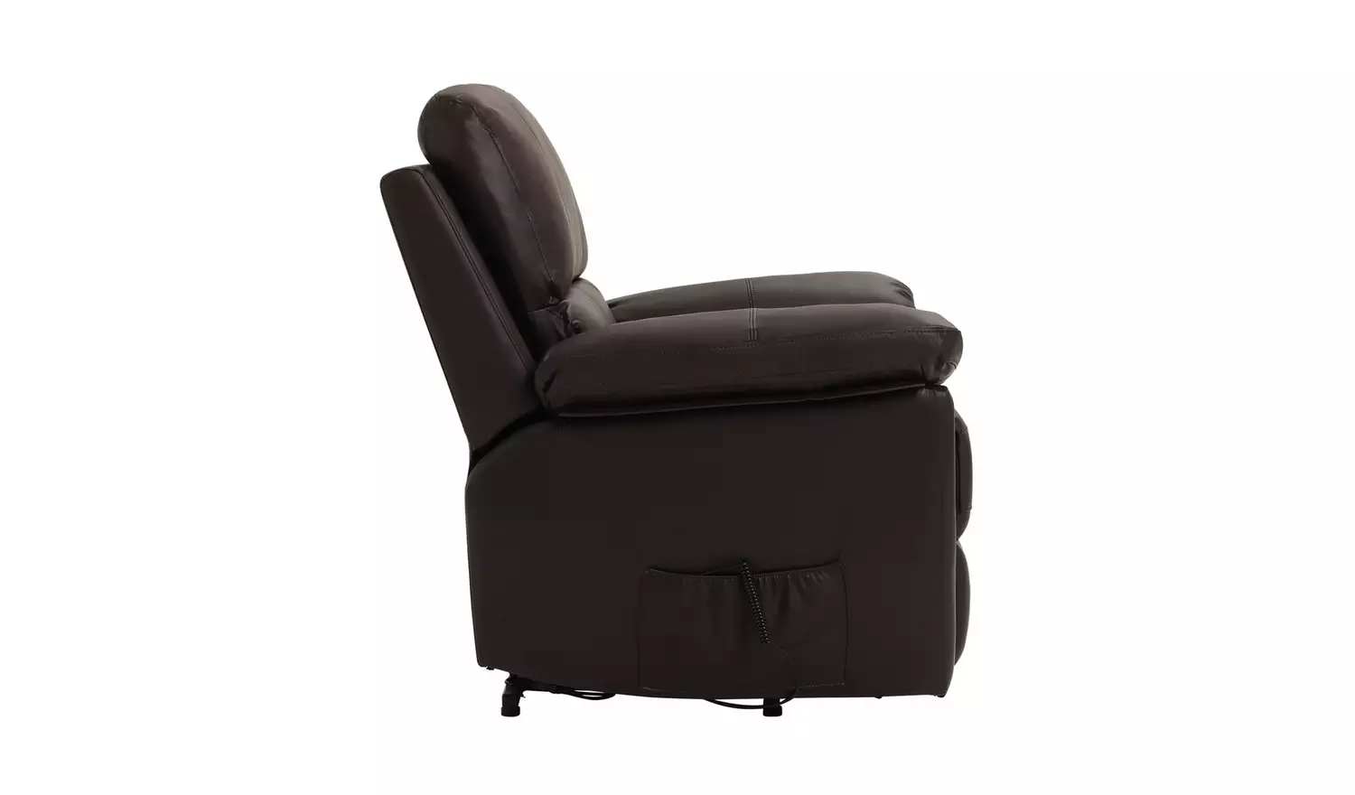 Argos Home Toby Faux Leather Rise & Recline Chair -Chocolate