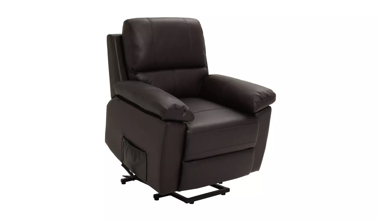Argos Home Toby Faux Leather Rise & Recline Chair -Chocolate