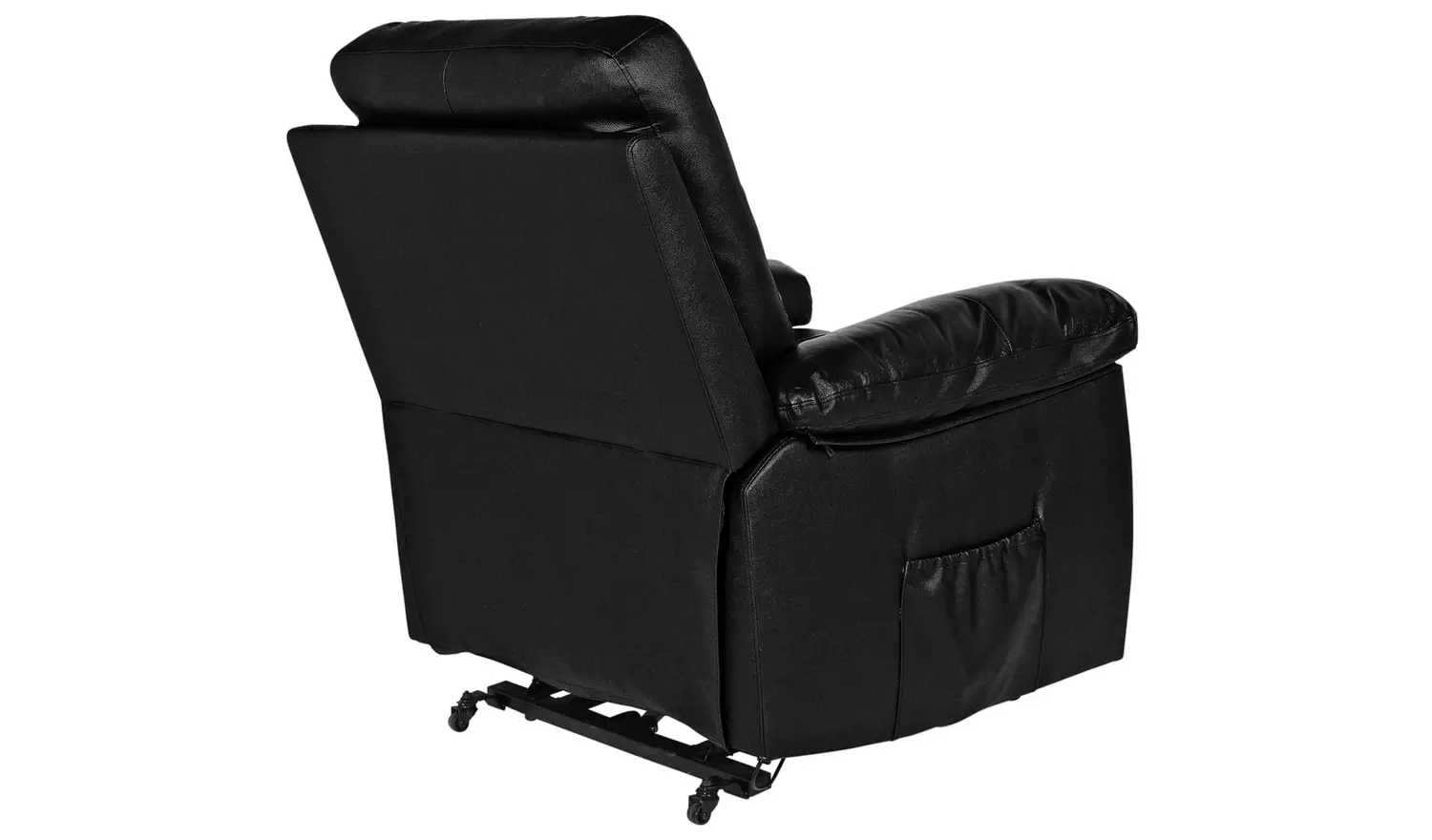 Argos Home Paolo Leather Mix Rise & Recline Chair - Black