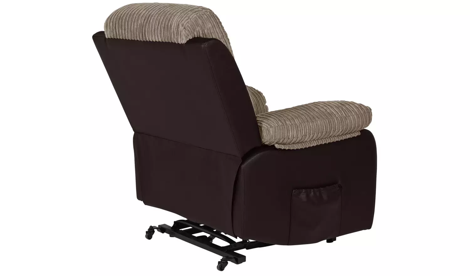 Argos Home Bradley Rise & Recline Chair -Natural & Chocolate