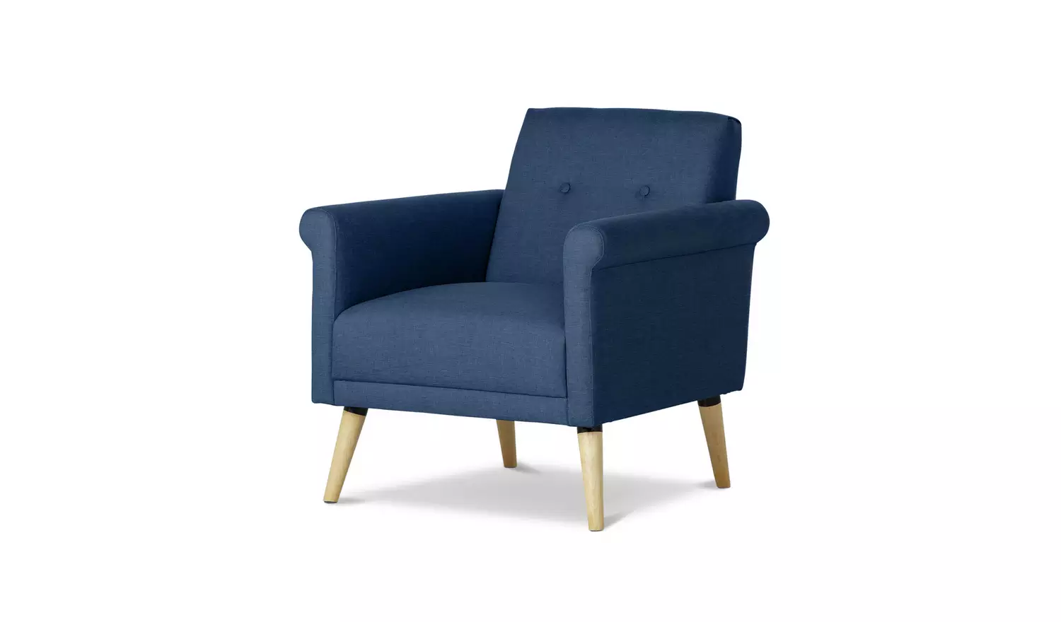 Argos Home Evie Fabric Armchair in a Box - Navy