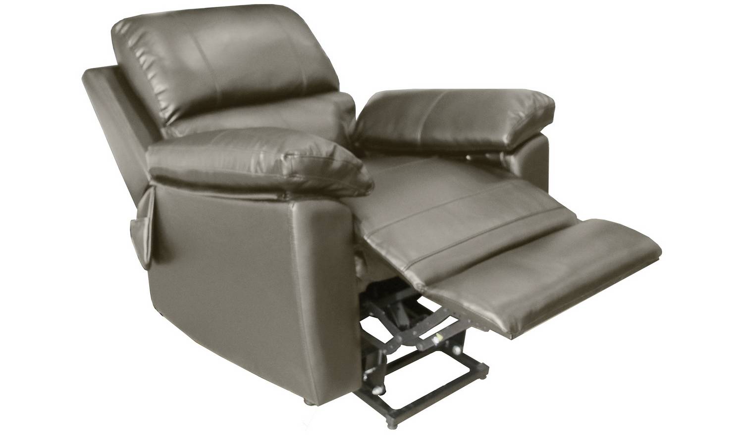 Argos Home Toby Faux Leather Rise & Recline Chair - Grey