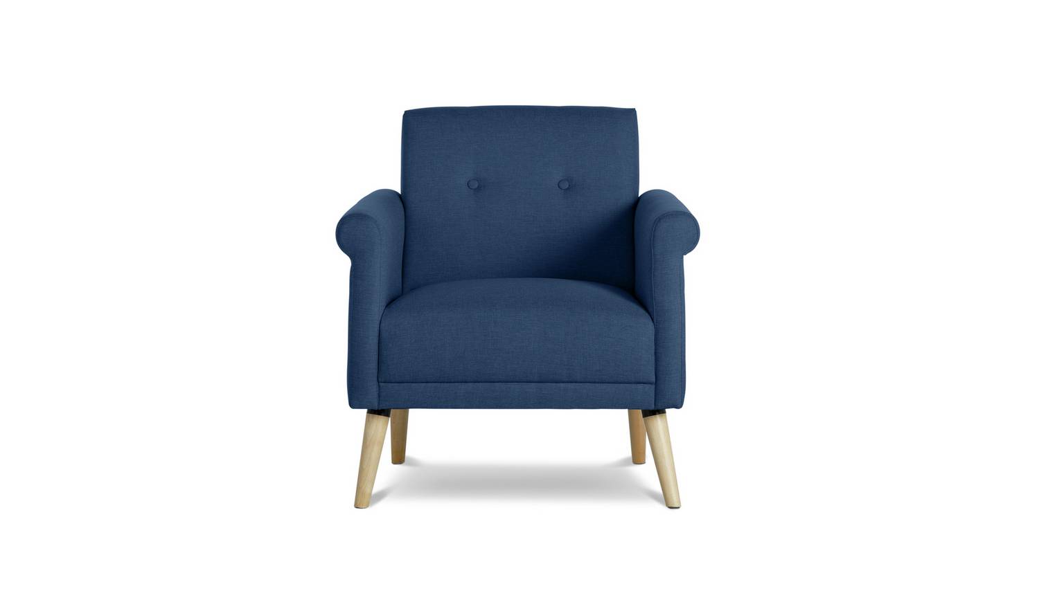 Argos Home Evie Fabric Armchair in a Box - Navy