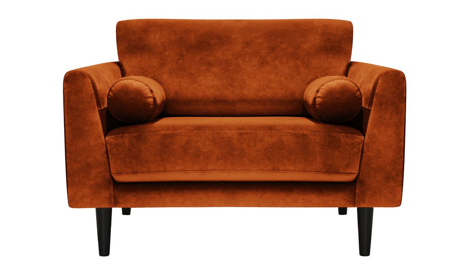 Habitat Jacob Fabric Cuddle Chair - Orange