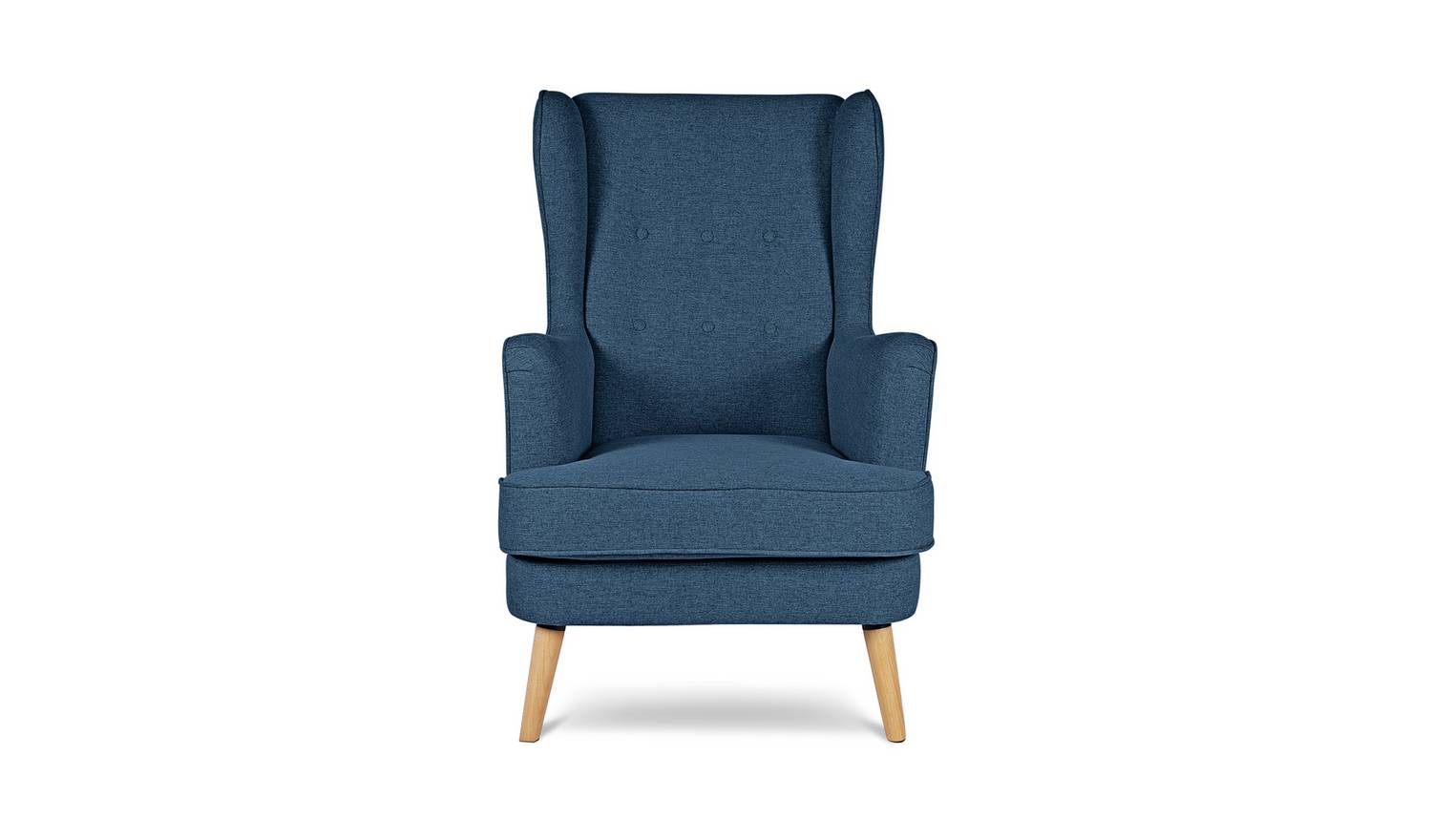 Habitat Callie Fabric Wingback Chair - Teal