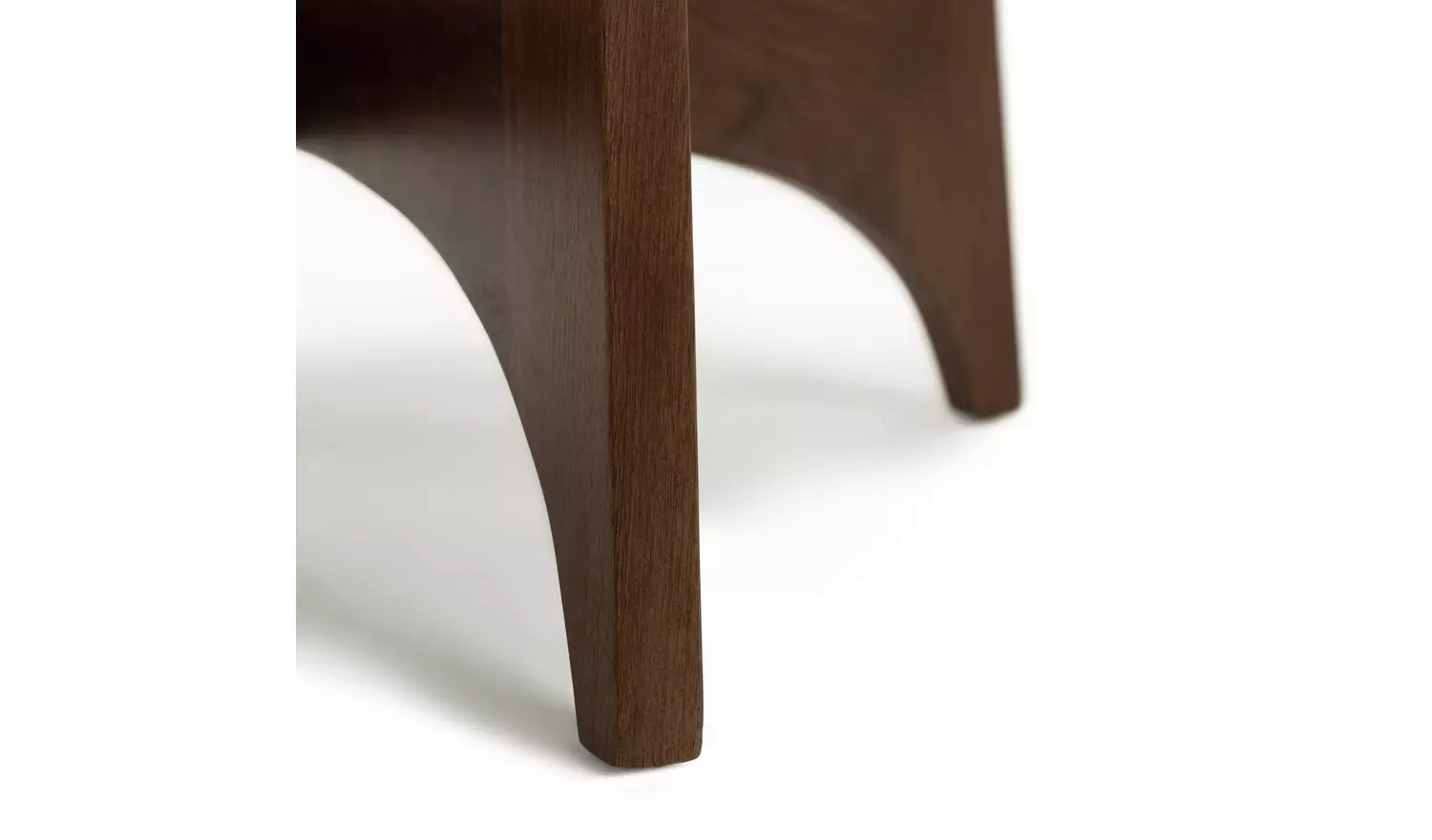 Habitat Mid Century Round Coffee Table - Brown