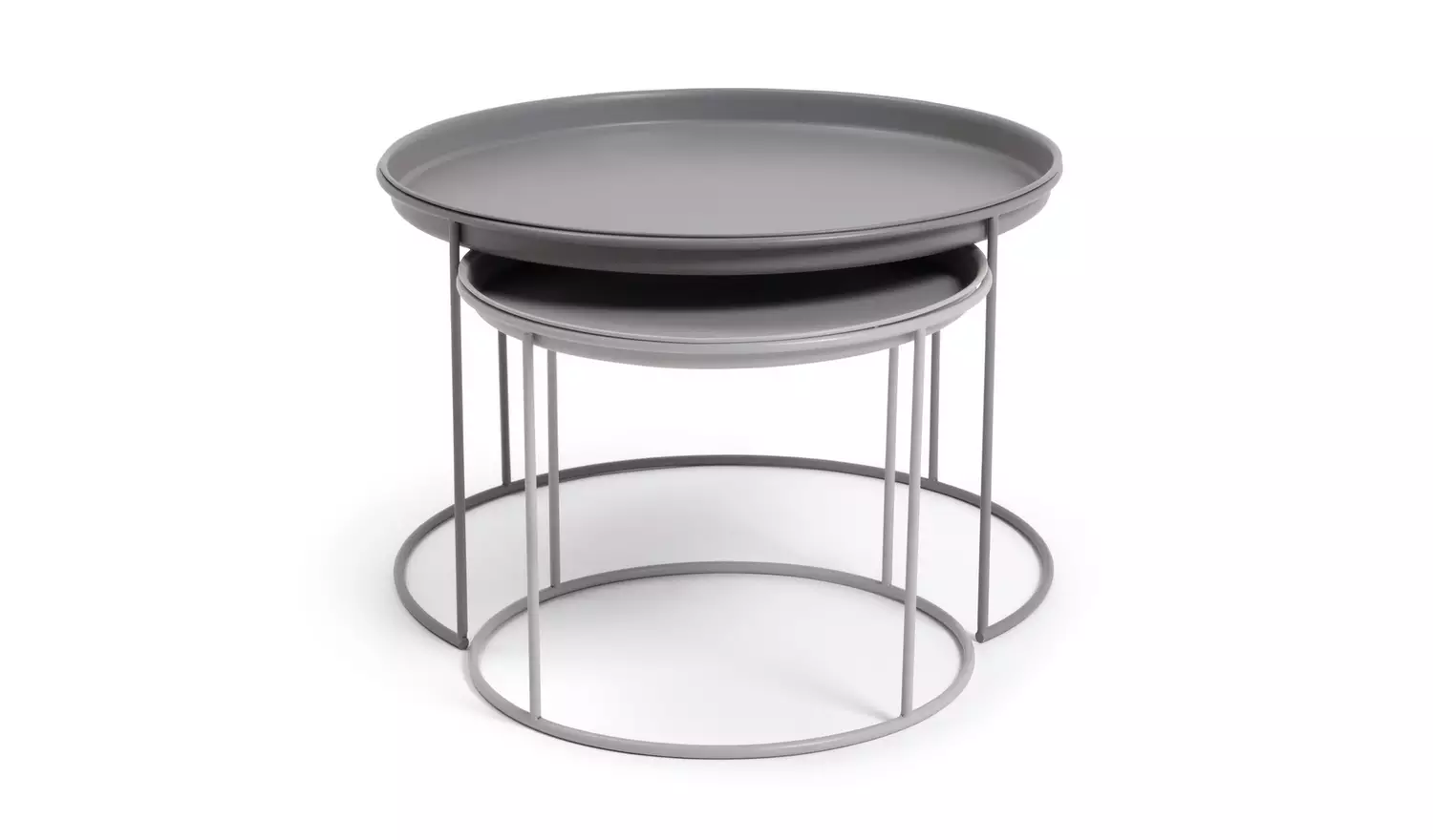 Habitat Finley Round Coffee Table - Grey