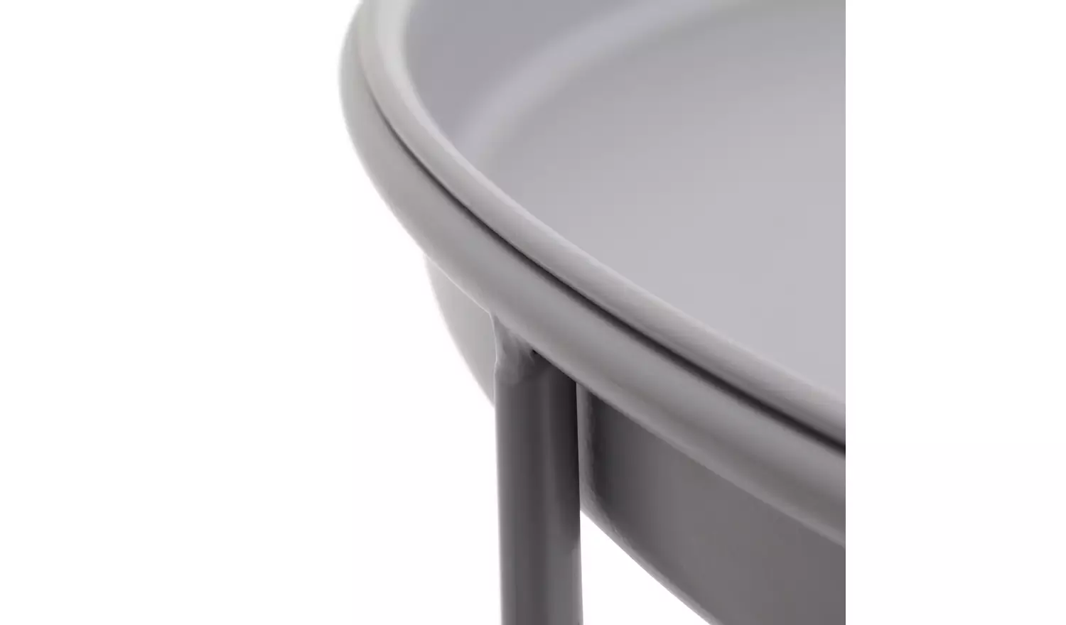 Habitat Finley Round Coffee Table - Grey