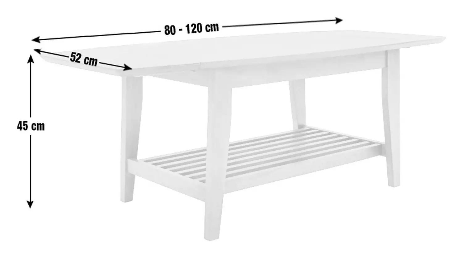 Argos Home Butterfly Coffee Table - Walnut