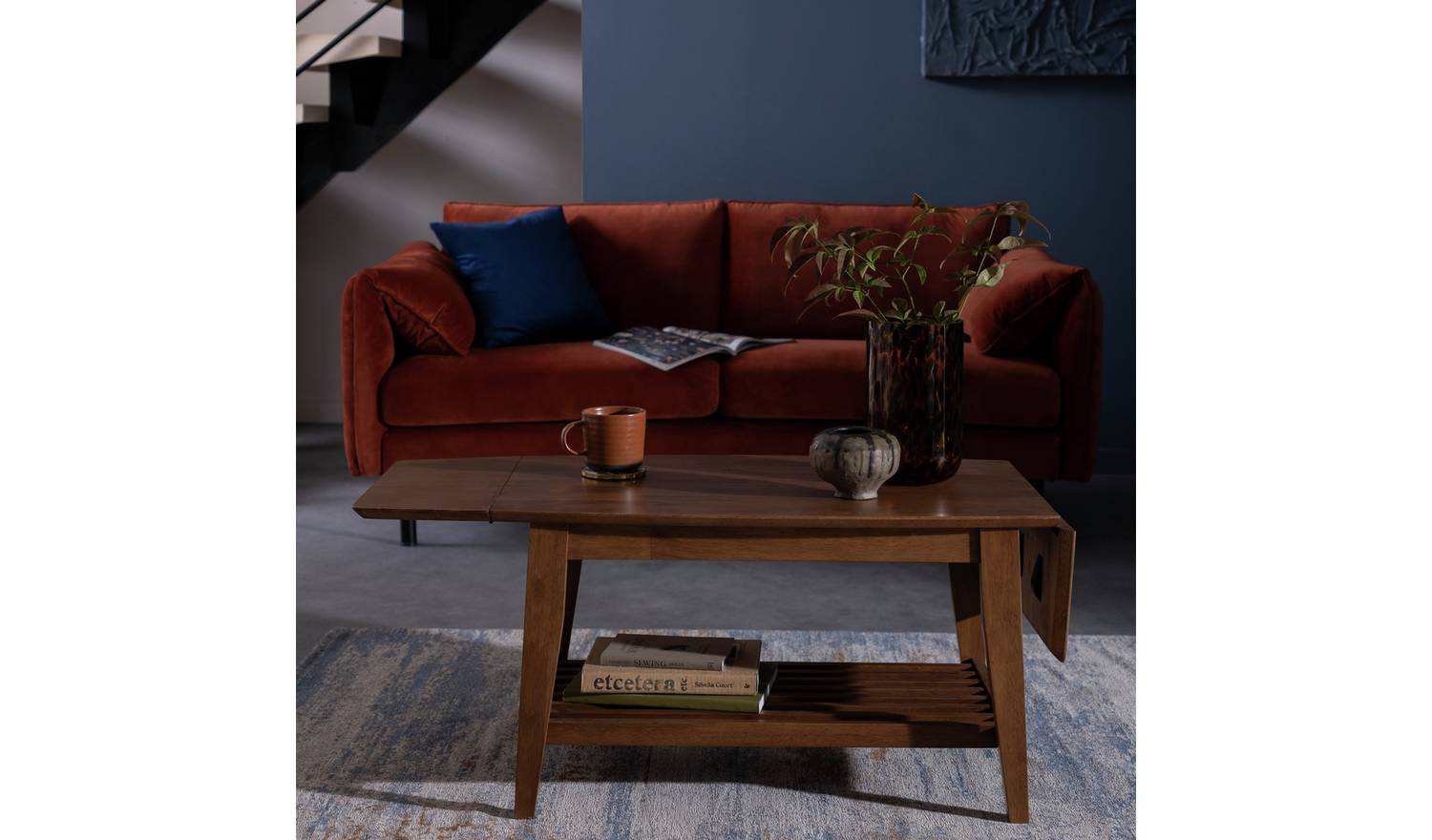 Argos Home Butterfly Coffee Table - Walnut