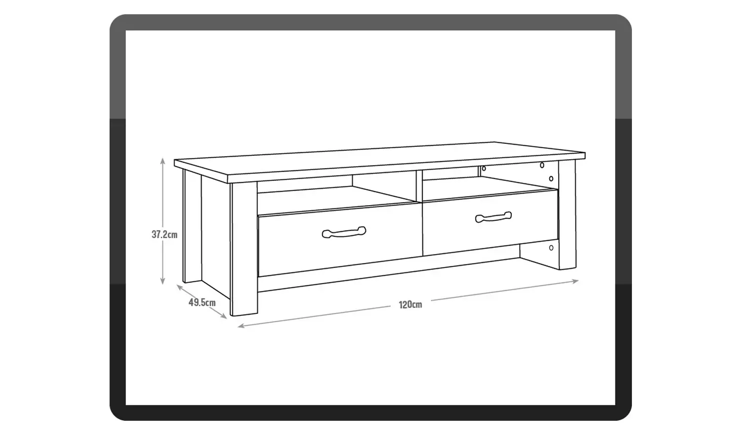 Argos Home Ohio Coffee Table - Oak Effect