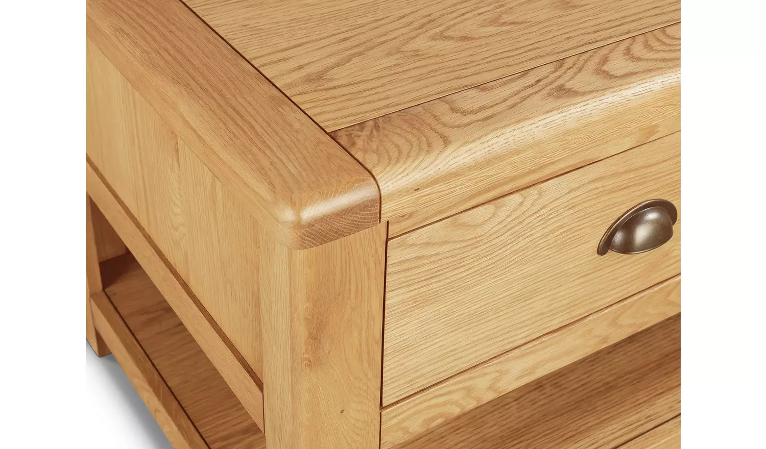 Argos Home Kent 2 Drawer Oak Coffee Table - Natural