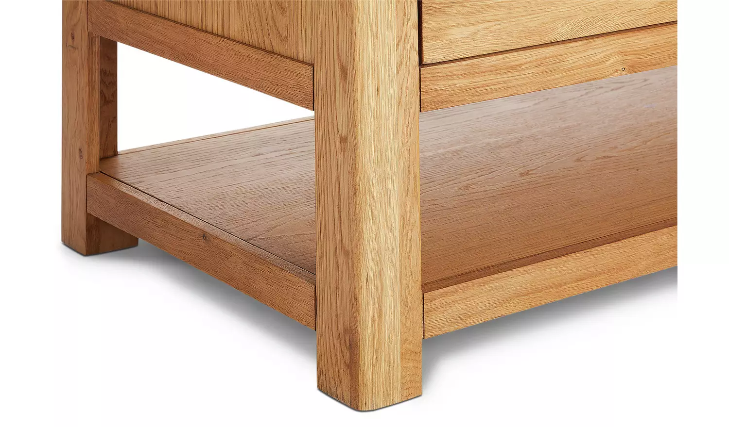 Argos Home Kent 2 Drawer Oak Coffee Table - Natural