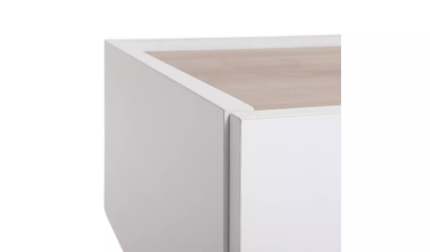 Habitat Skandi 2 Drawer Coffee Table - White Two Tone
