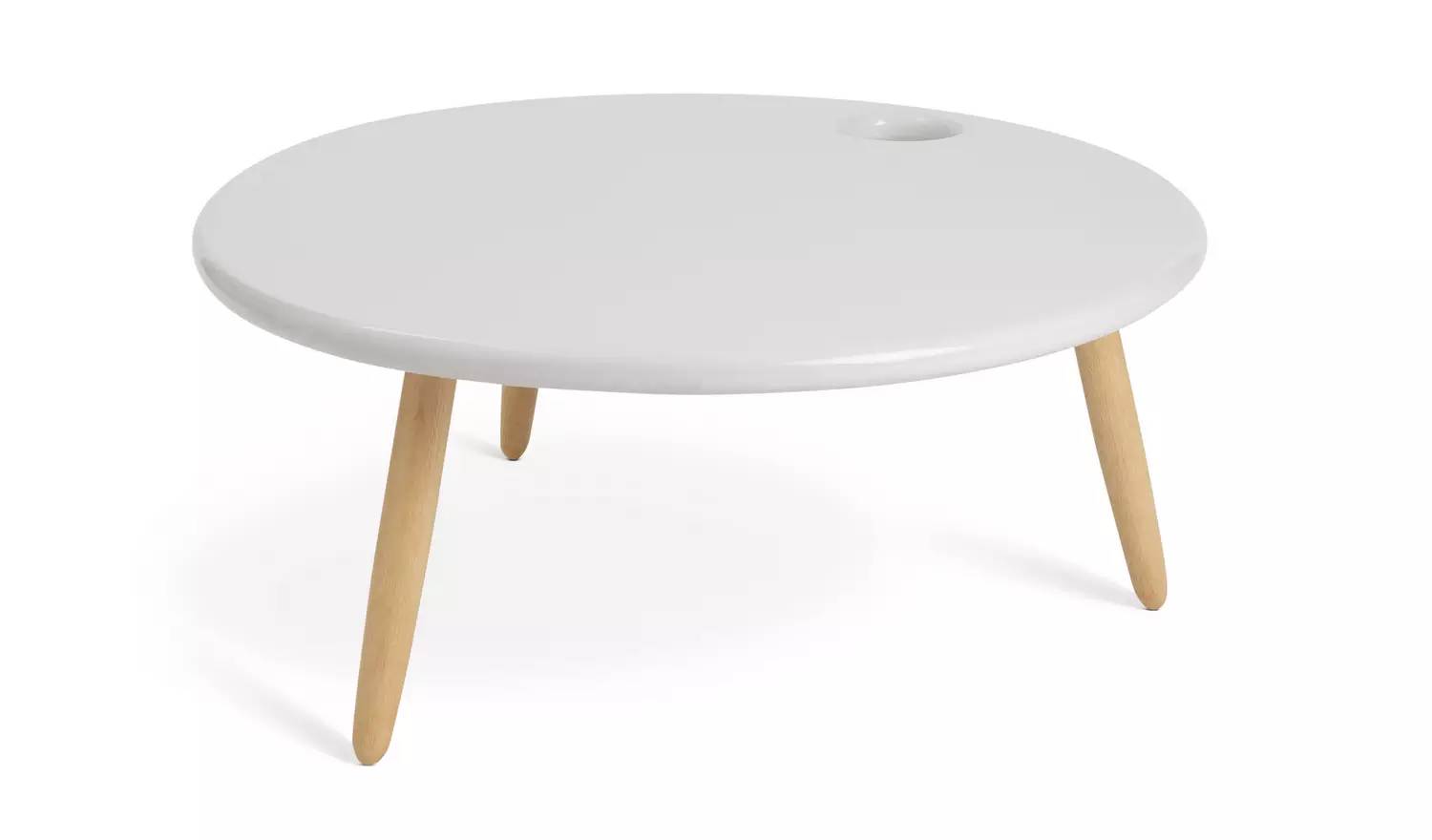 Habitat 60 Yumemi Round Coffee Table by Felix Conran - Grey