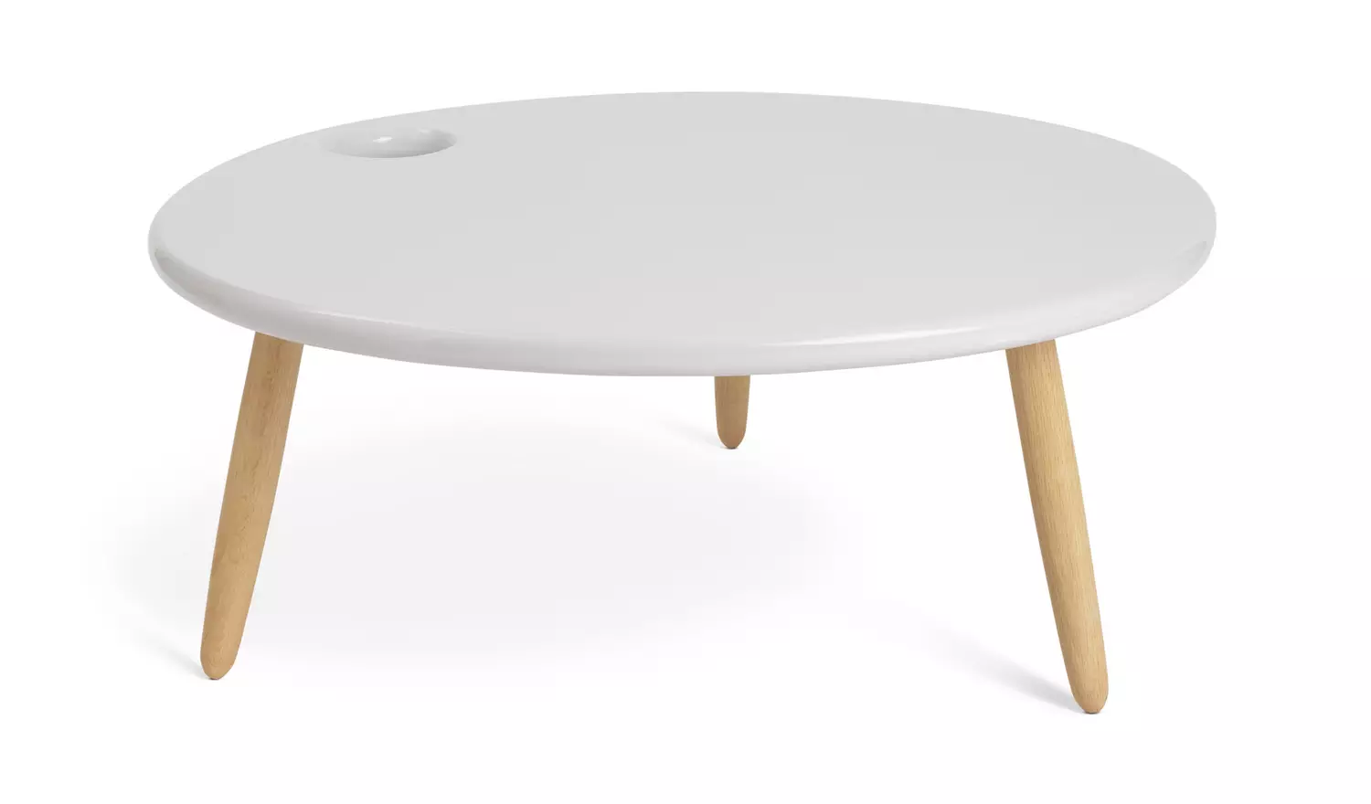 Habitat 60 Yumemi Round Coffee Table by Felix Conran - Grey