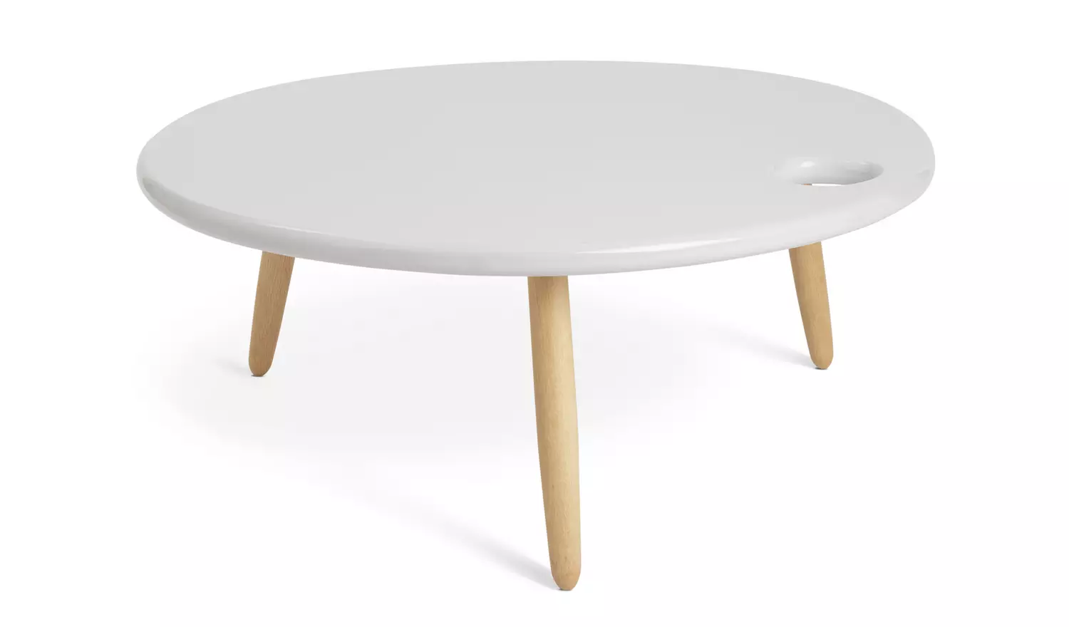 Habitat 60 Yumemi Round Coffee Table by Felix Conran - Grey