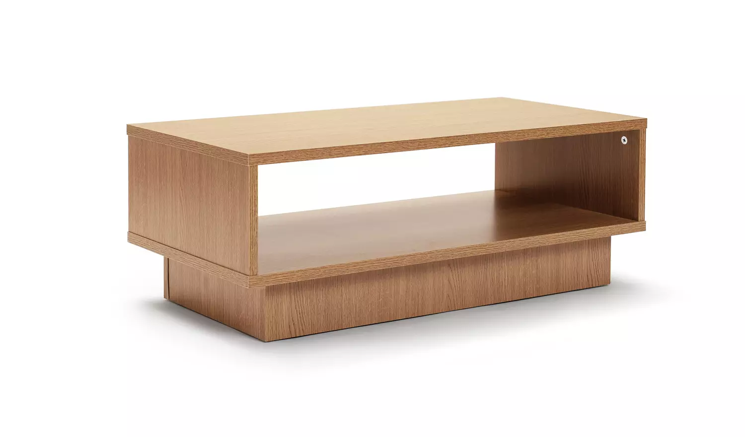 Argos Home Cubes 1 Shelf Coffee Table - Natural