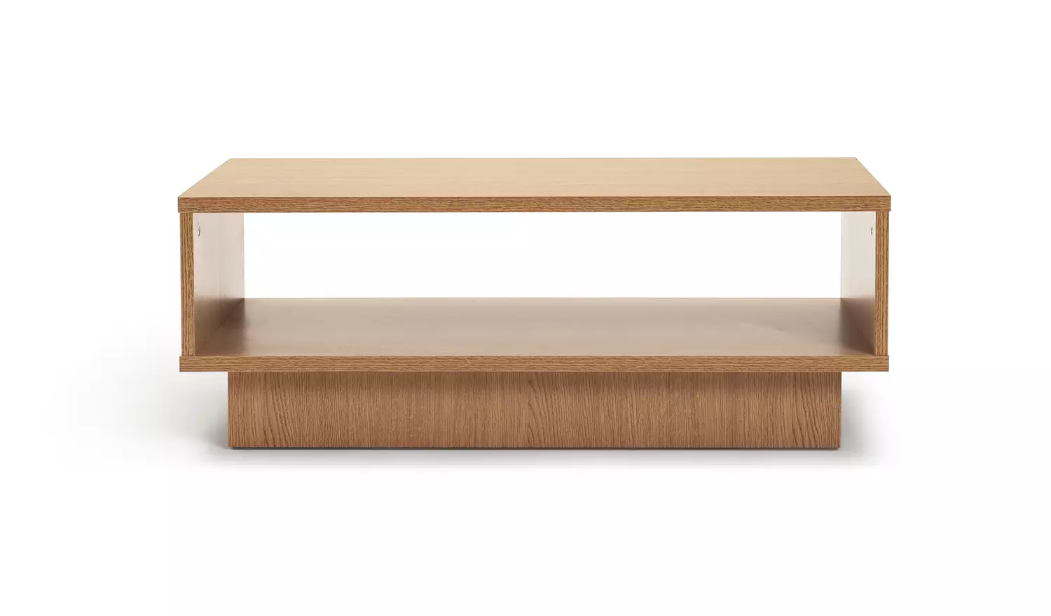 Argos Home Cubes 1 Shelf Coffee Table - Natural