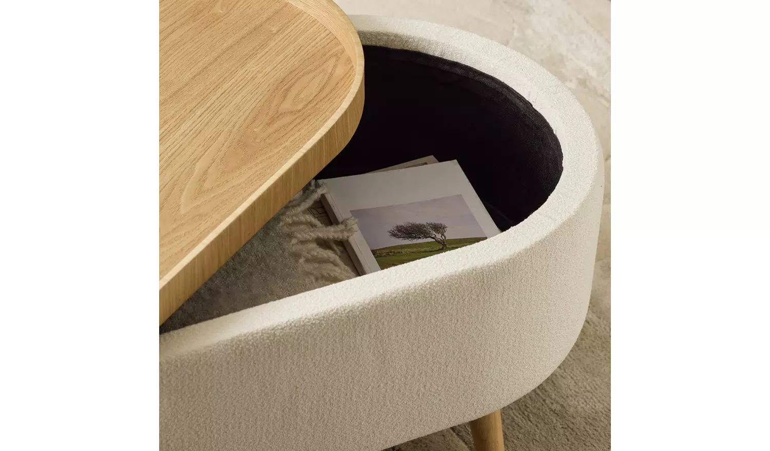 Habitat Ingo Coffee Table - Cream