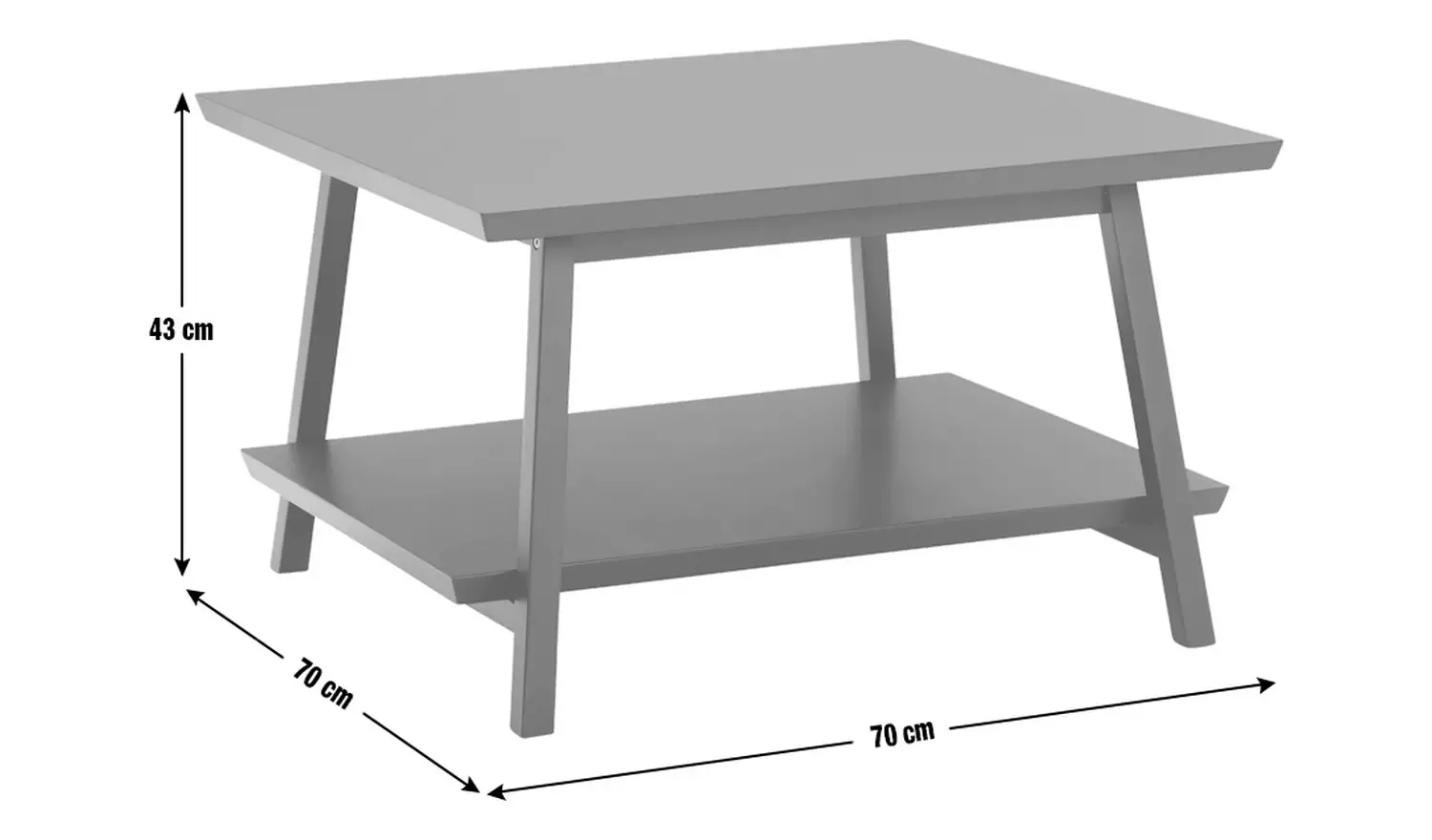 Habitat Kyoto Coffee Table - Black