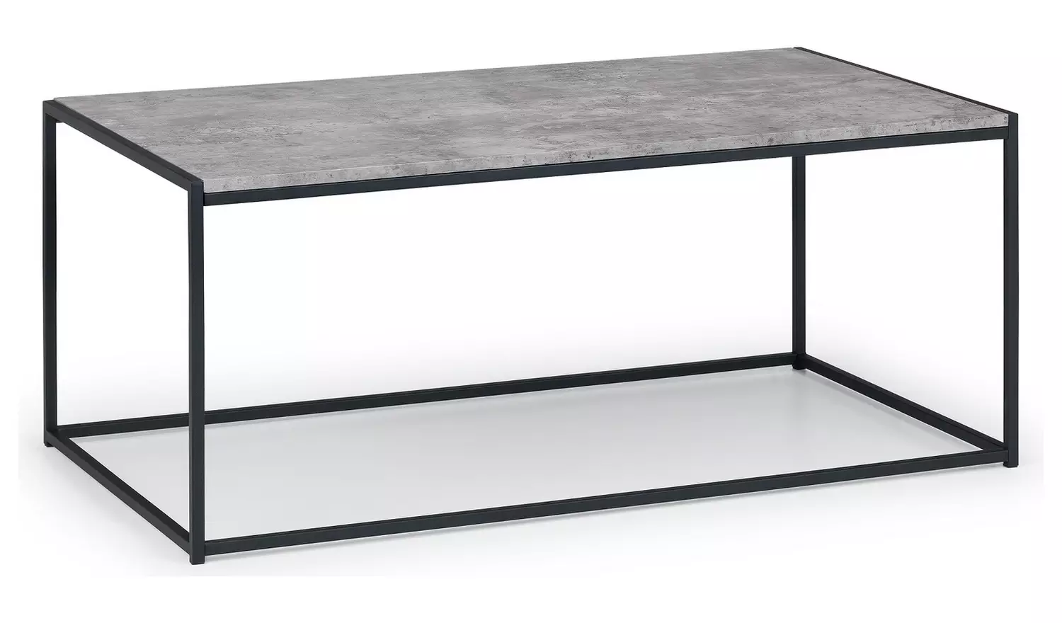 Julian Bowen Staten Coffee Table - Black & Grey