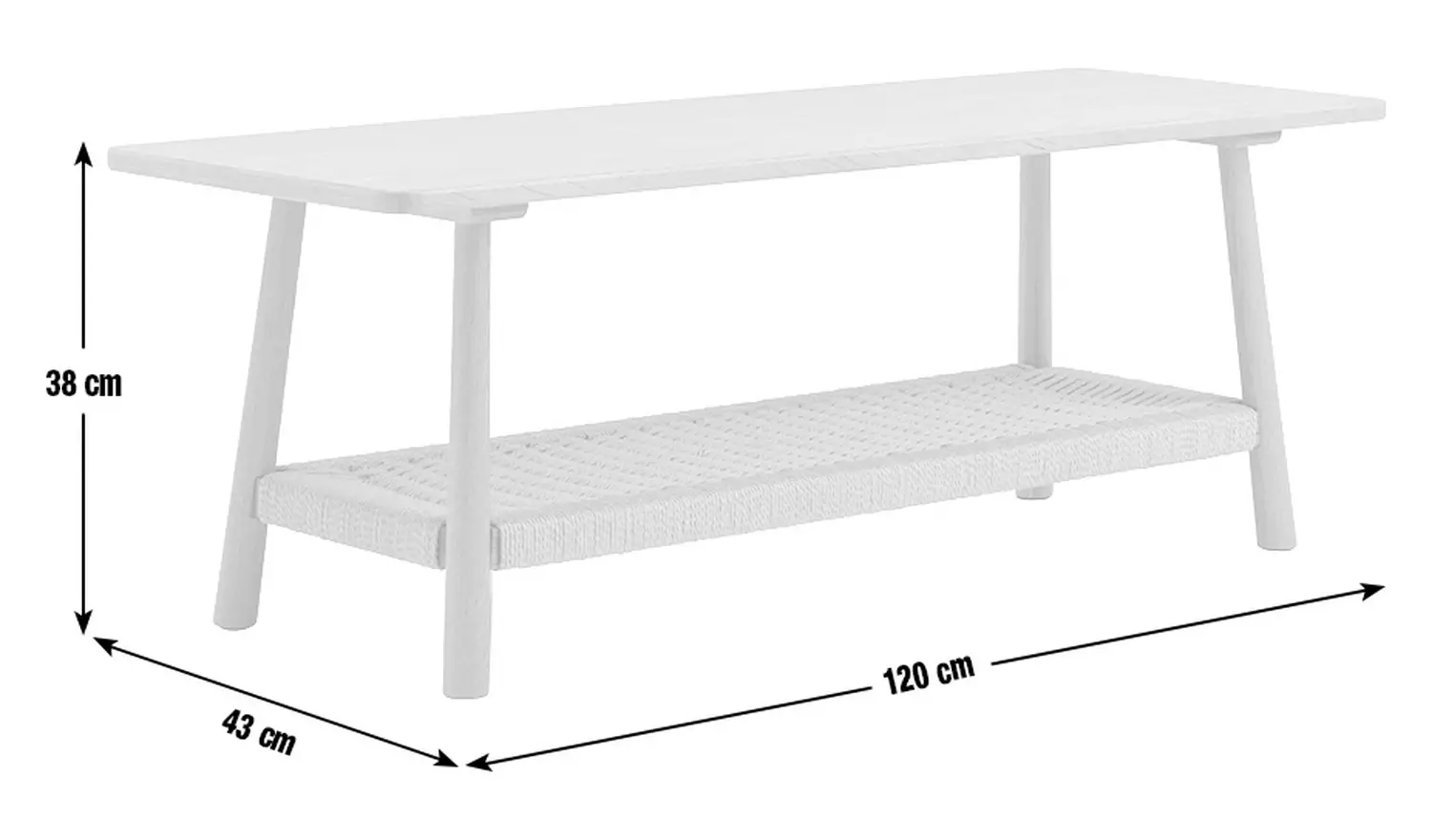 Habitat x Morris & Co. Canterbury Oak Coffee Table