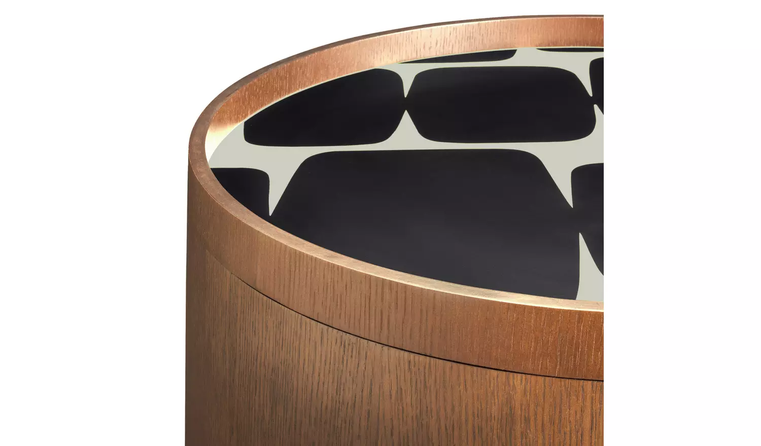 Habitat x Scion Esala Round Coffee Table - Walnut Stain