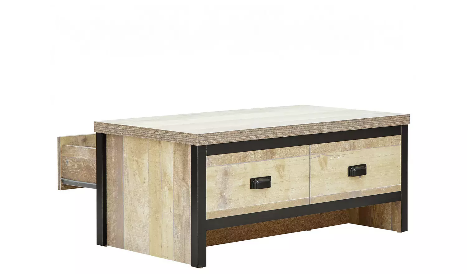 GFW Boston 2 Drawer Coffee Table - Natural