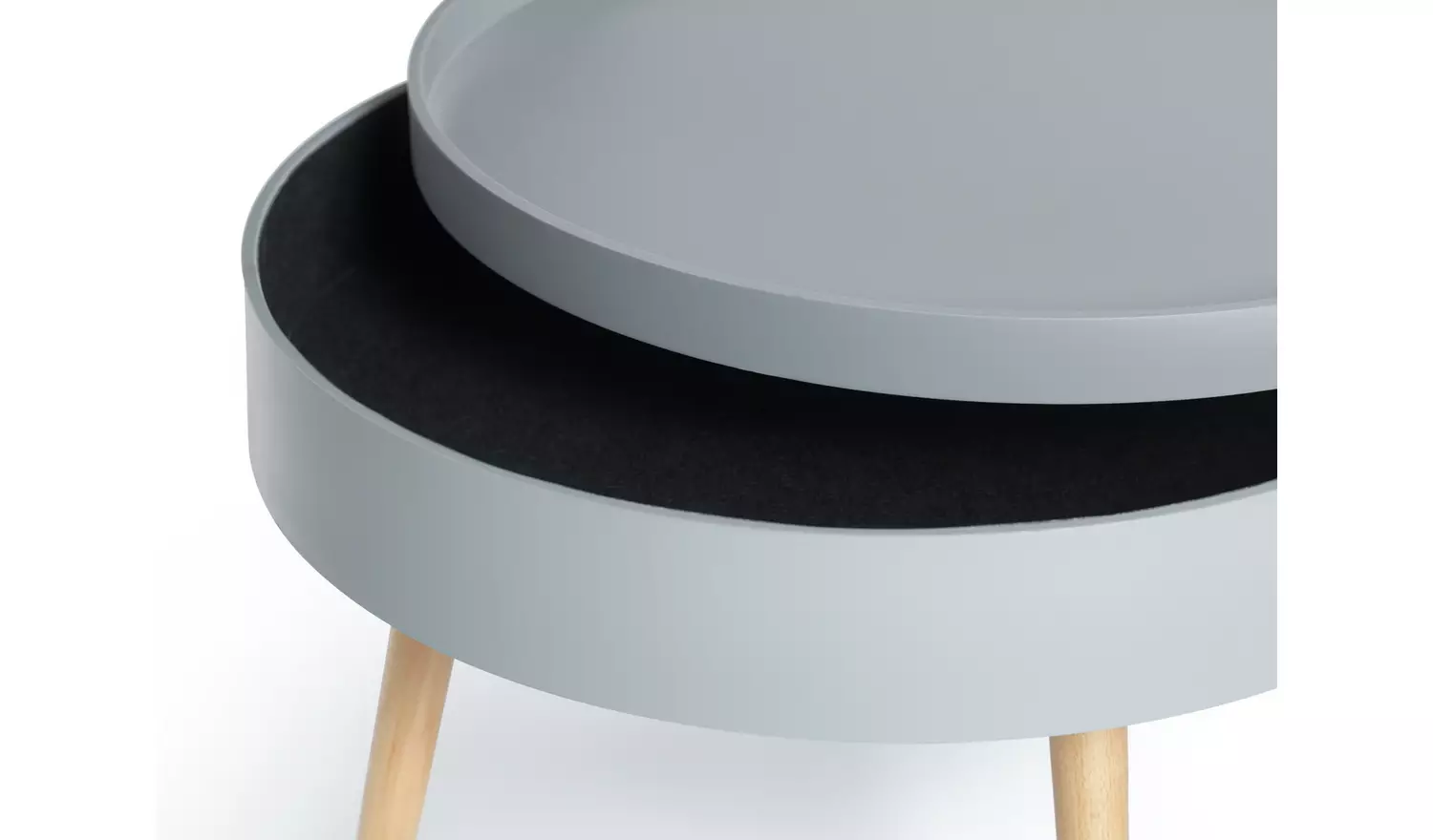 Habitat Skandi Round Coffee Table - Grey