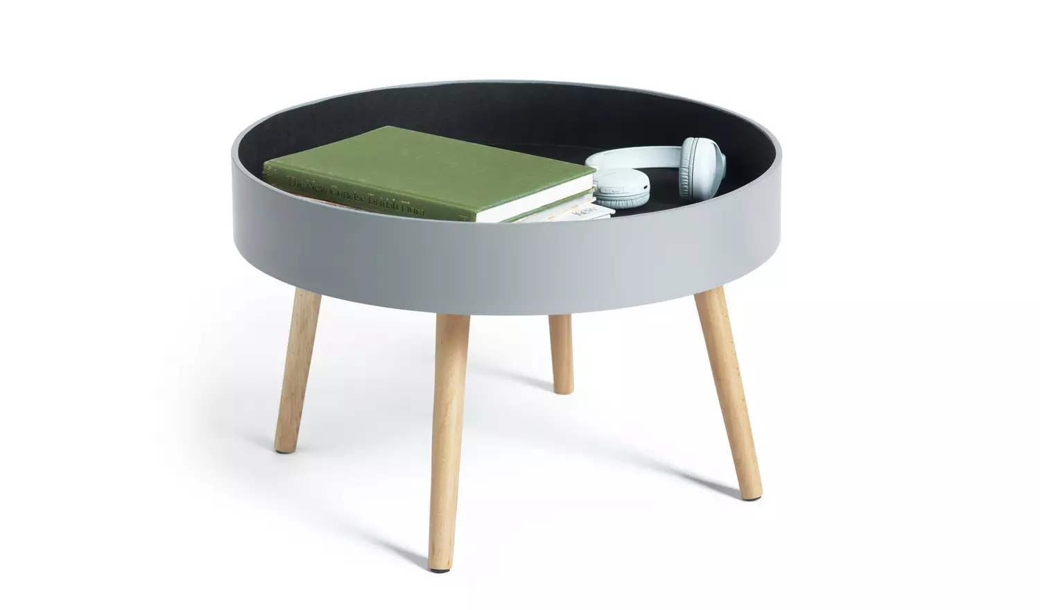 Habitat Skandi Round Coffee Table - Grey