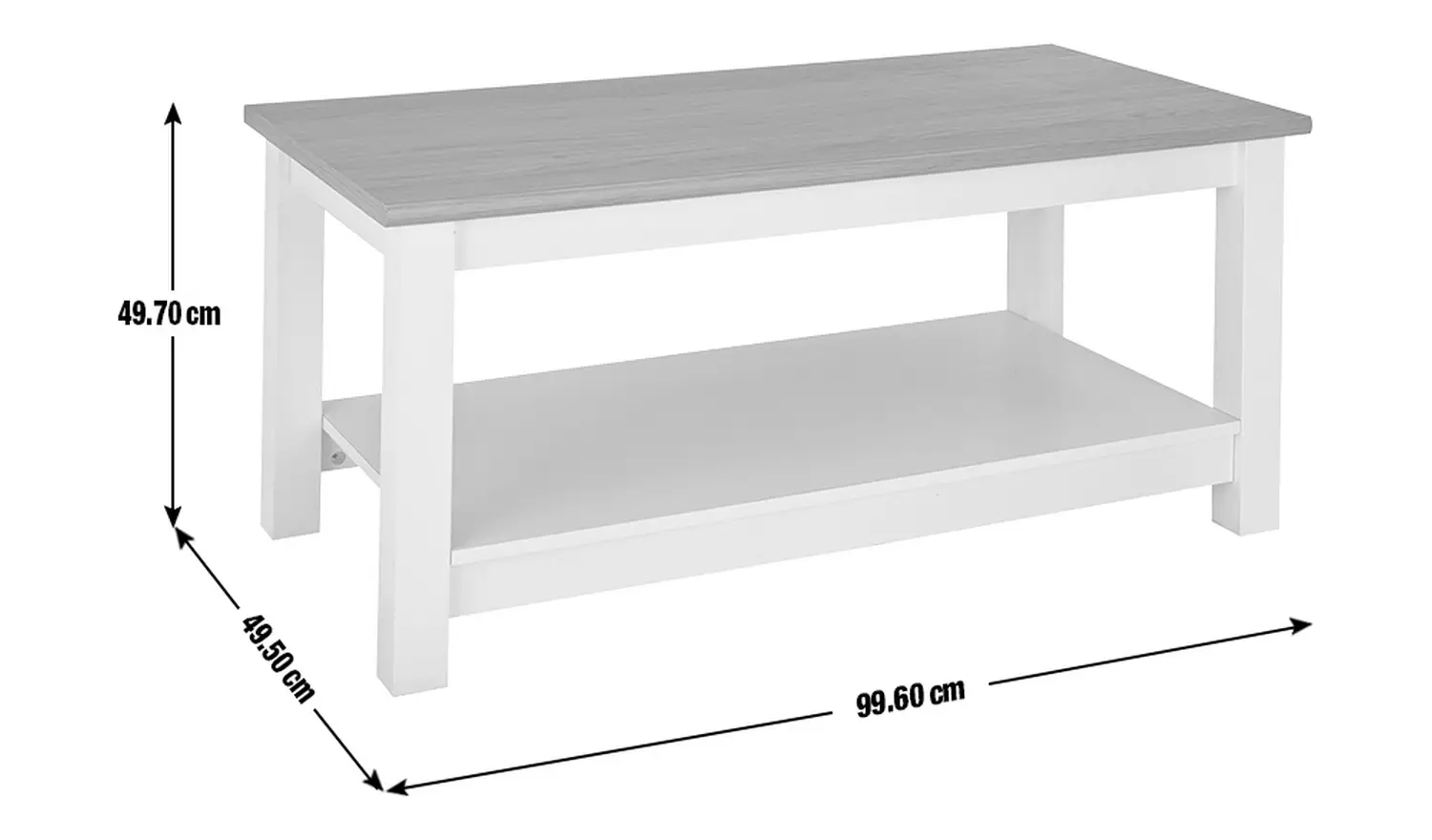 Argos Home Winchester Coffee Table - Grey