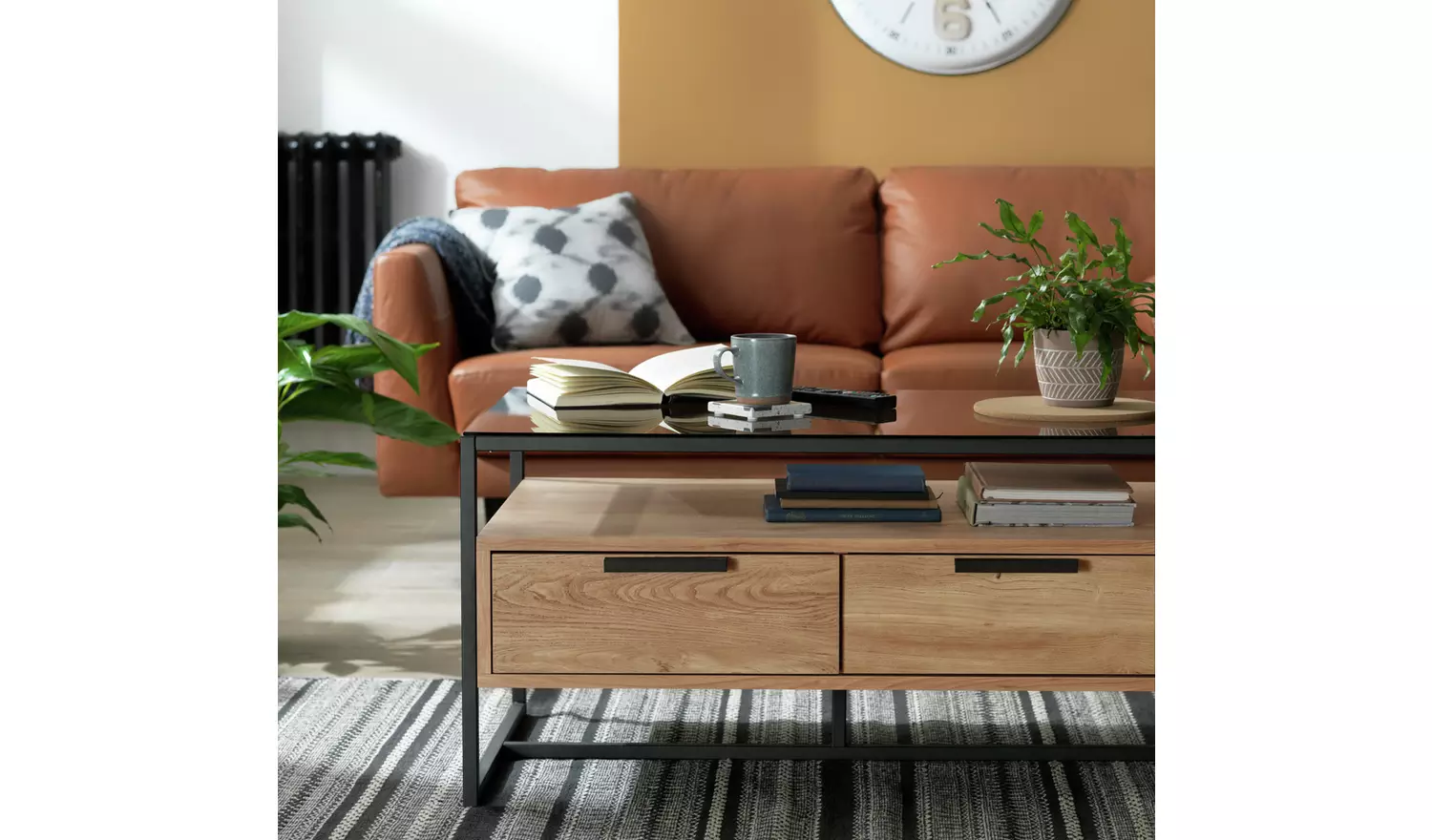 Habitat Nomad Oak Veneer Coffee Table - Natural