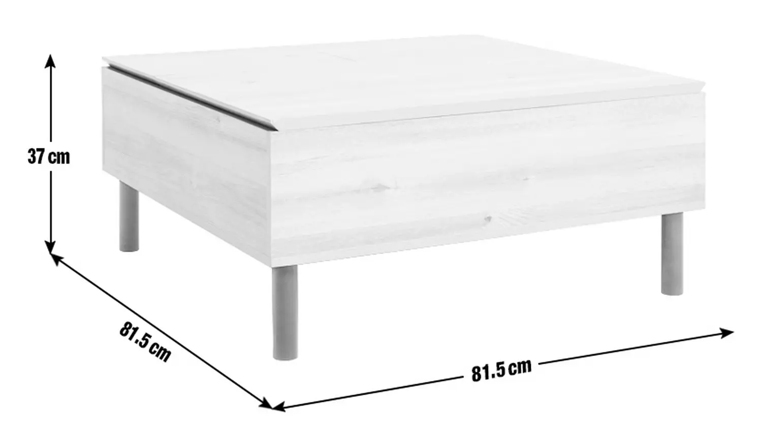 Argos Home Loft Living Lift Up Coffee Table - Natural